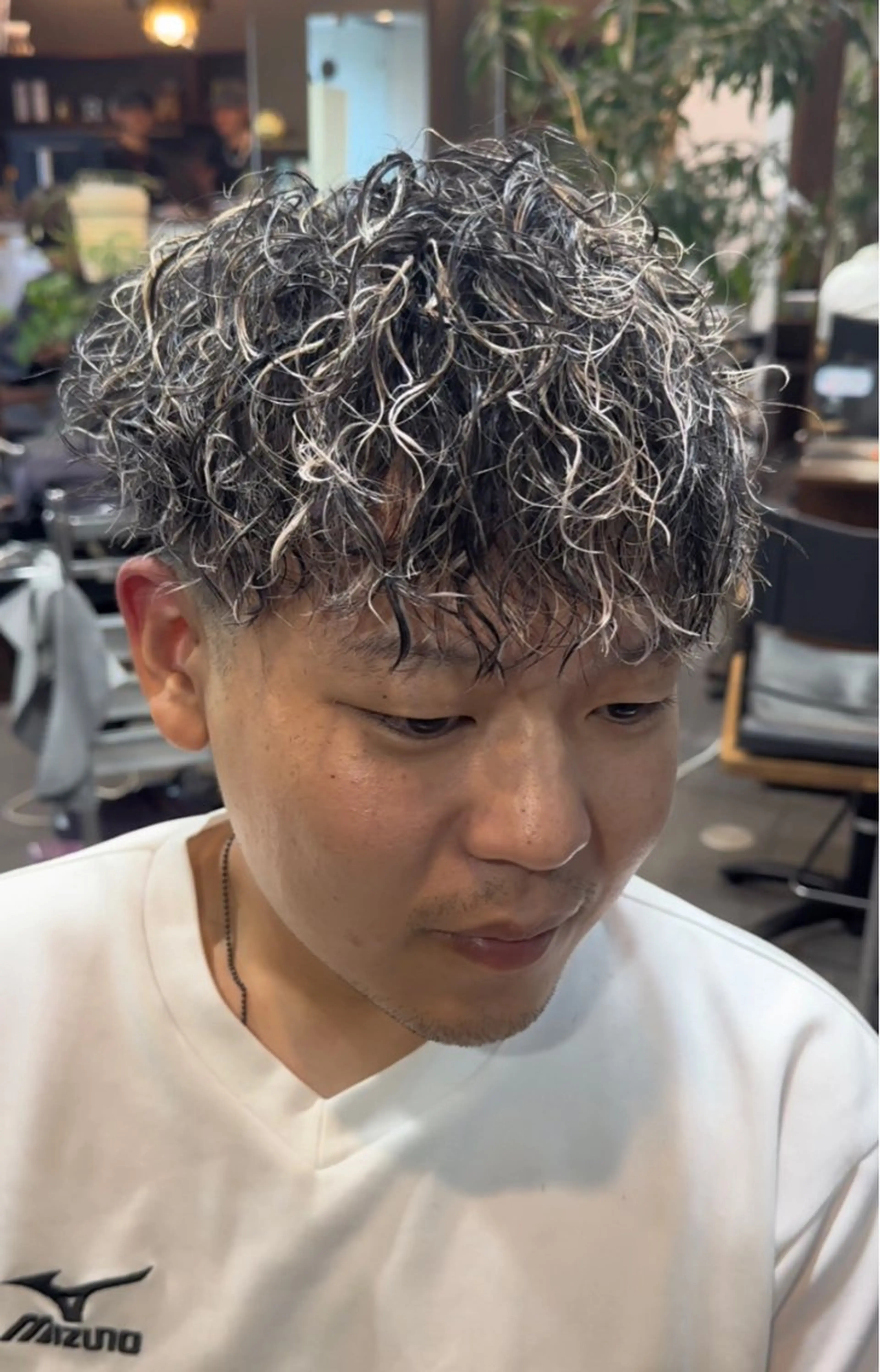 カラー パーマ メンズ フェードカット メンズメッシュ スペインカール メッシュ カット ヘアカラー パーマ 年間2000名担当◎ パーマ職人/仲原佑樹のヘアスタイル