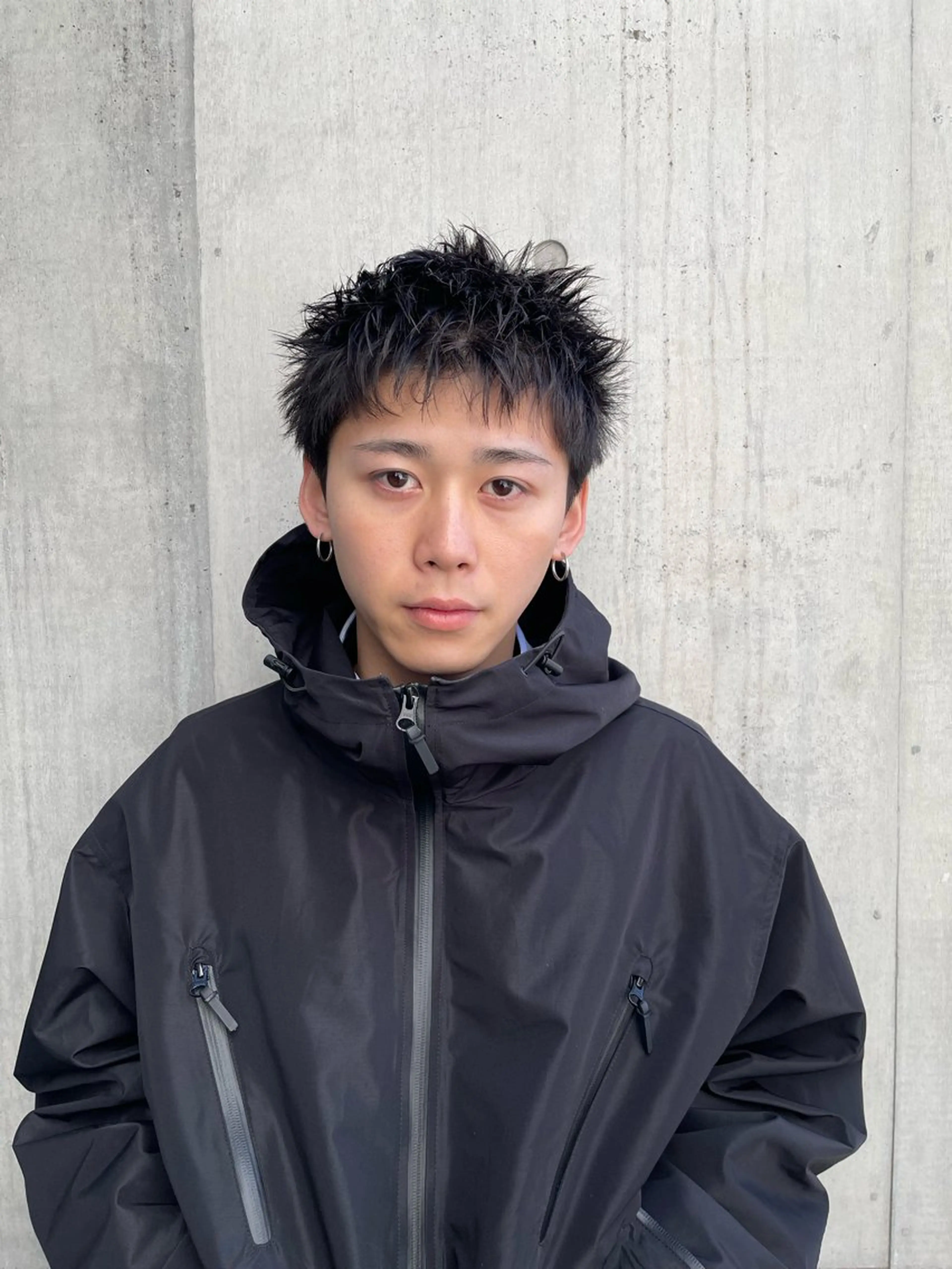 メンズ スパイキーショート 刈り上げ カット ボブ/レイヤー /河内温太のヘアスタイル