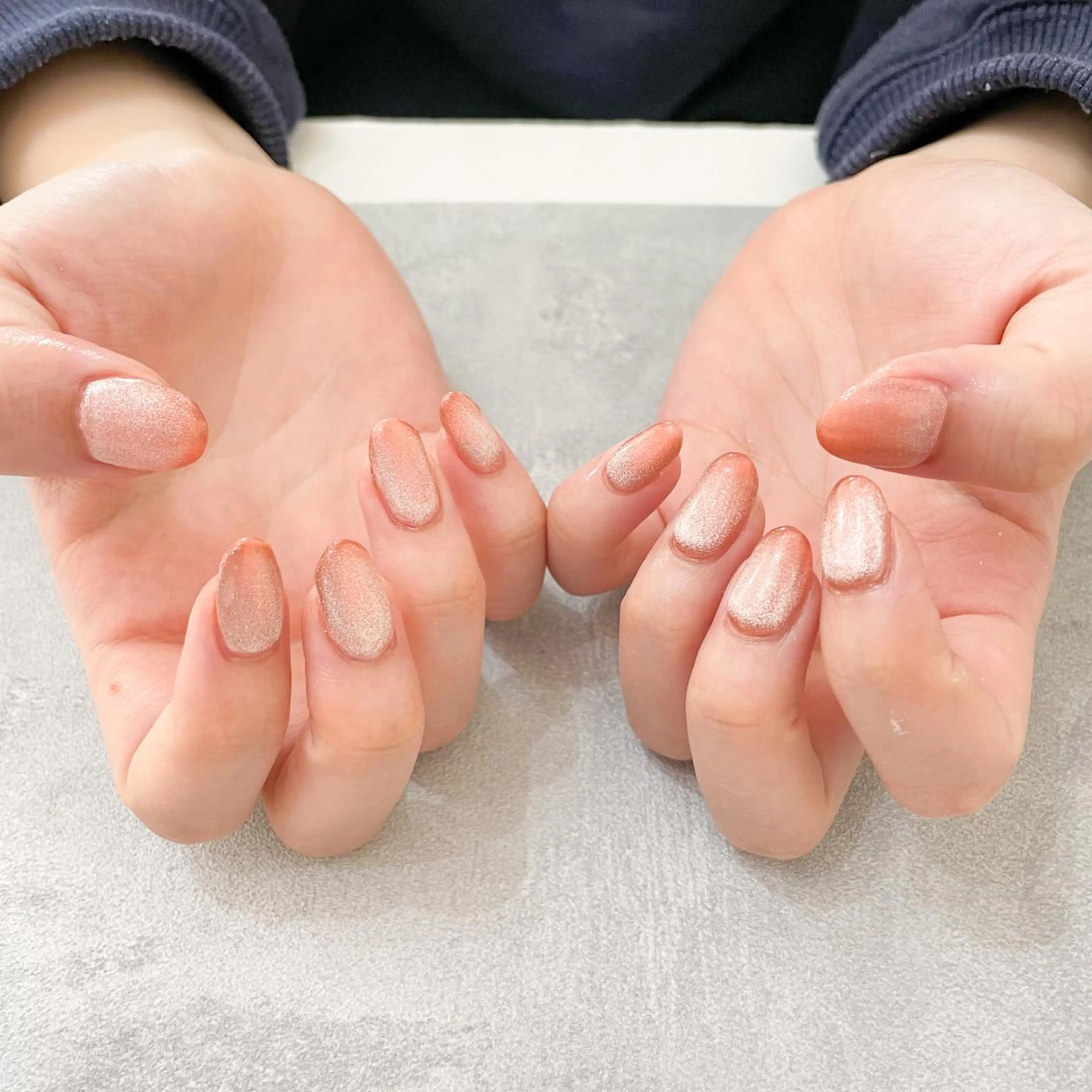 ネイル ハンドネイル ゴテゴテ💙ワンホン リオナのネイルデザイン