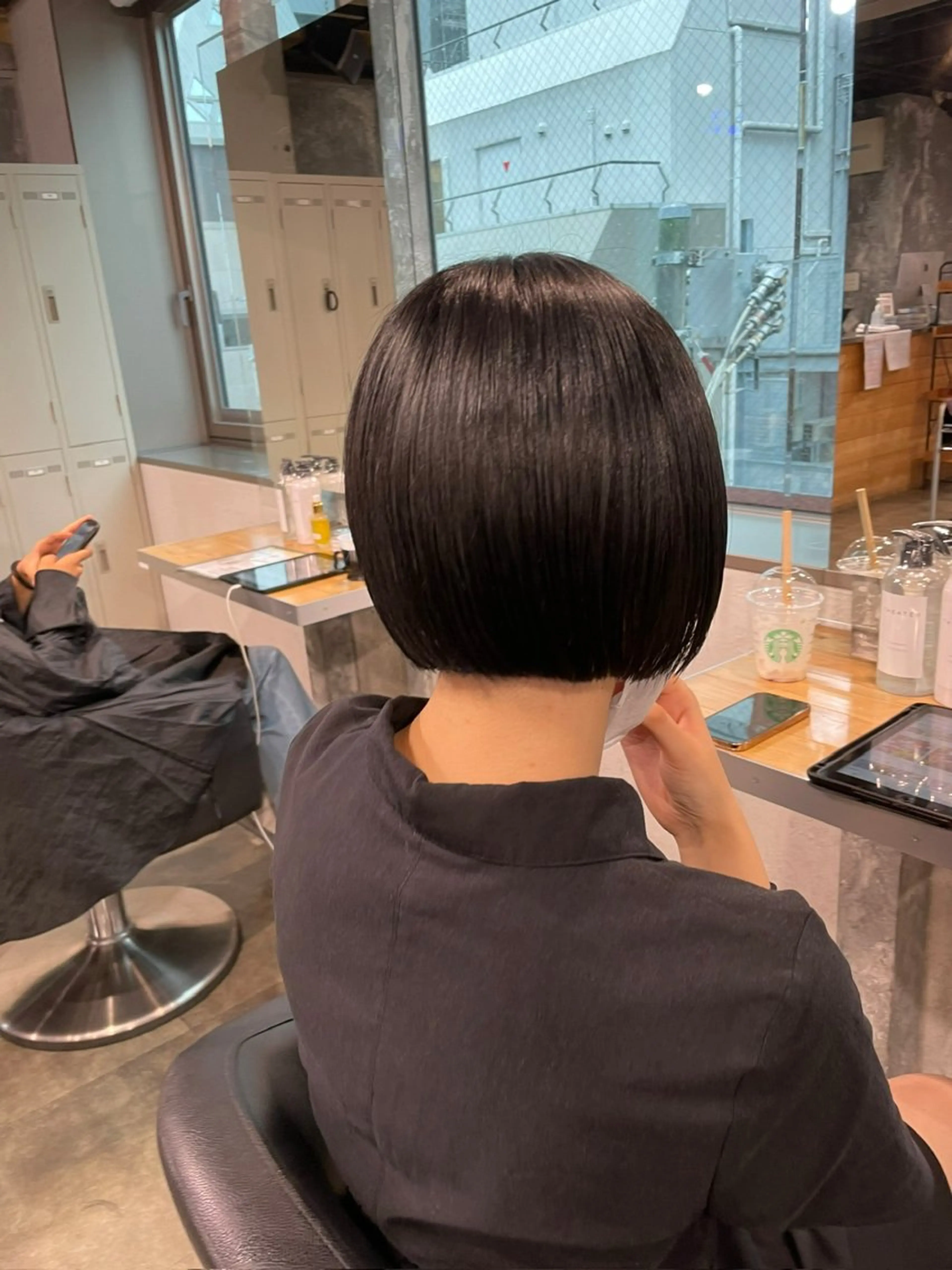 ショート ヘアアレンジ flammeum所属・ハイトーン/ボブ /misakiのヘアスタイル