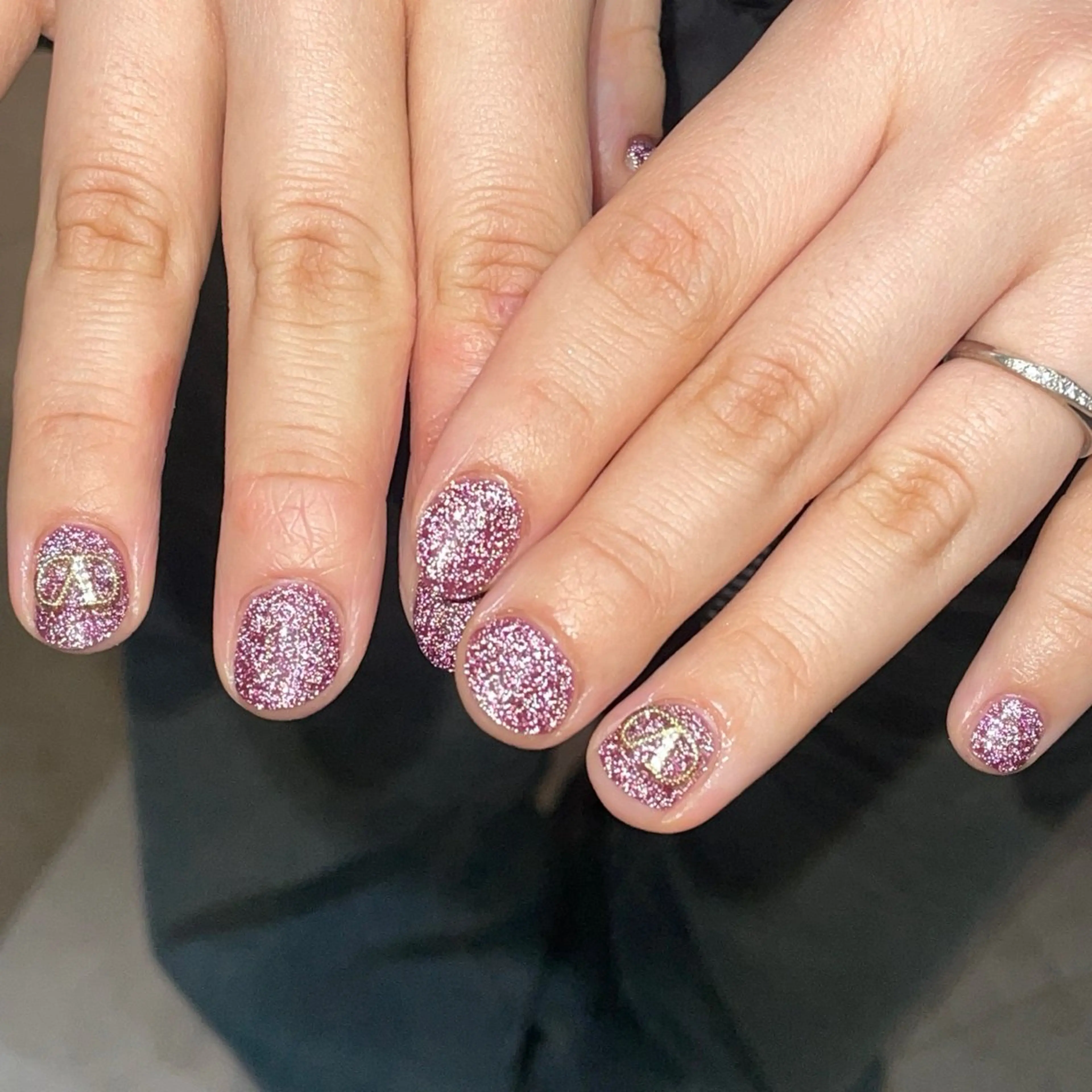 ネイル ラメ(グリッター) ハンドネイル RICO NAIL所属・RICO Nail パーツつけ放題🌈のネイルデザイン