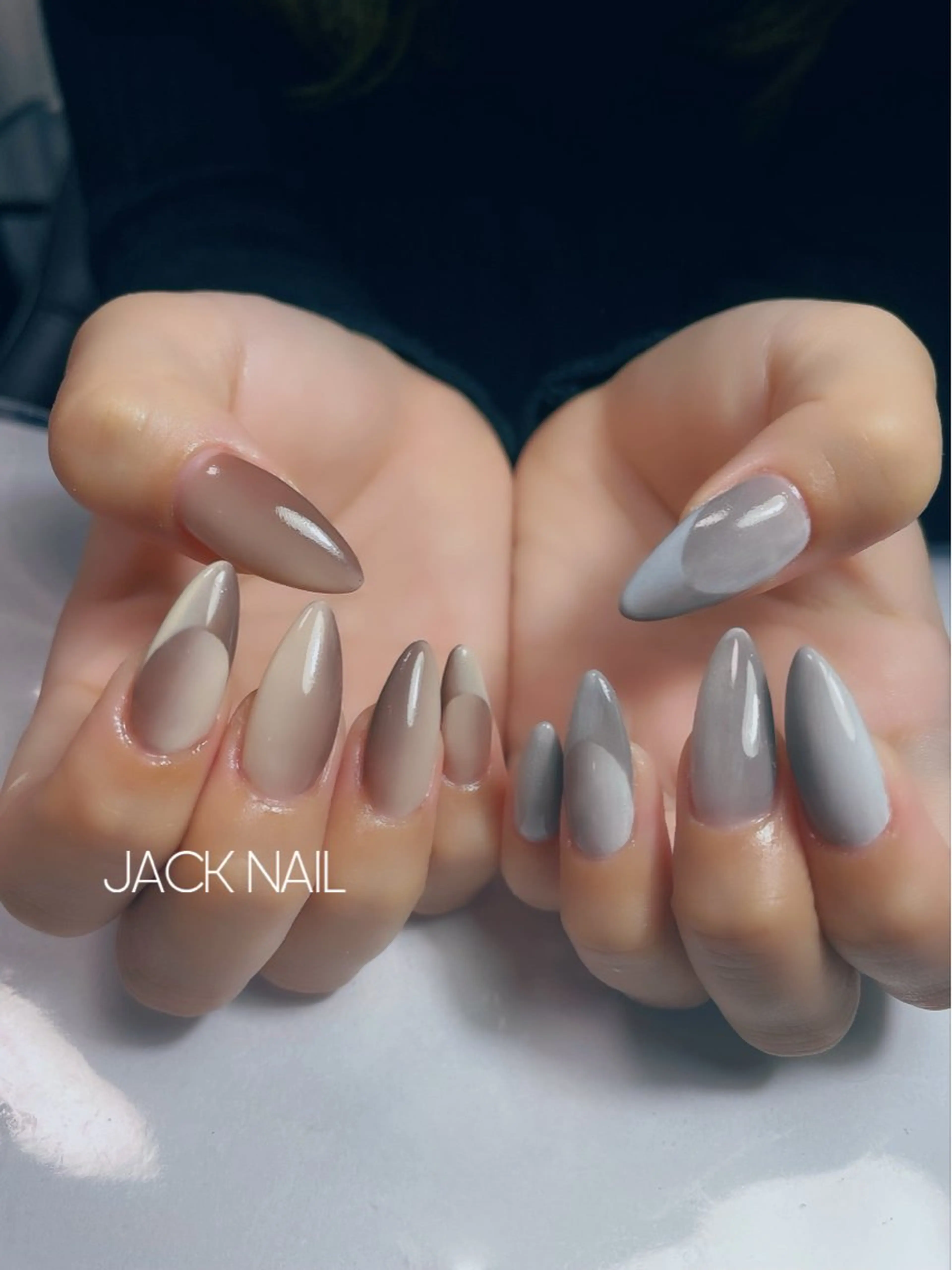 ネイル ハンドネイル JACK NAIL 💜Ayakaのネイルデザイン