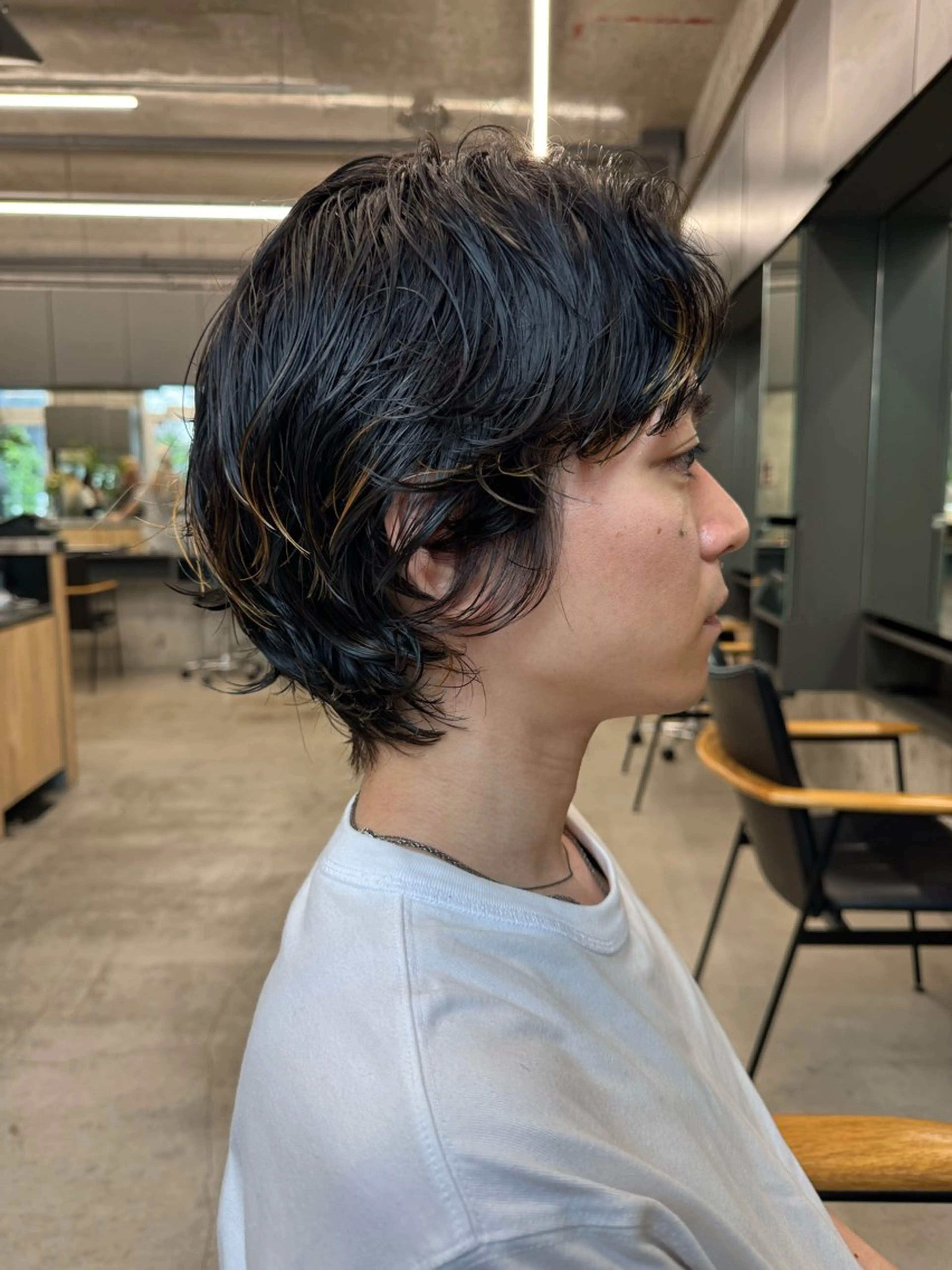 ショート メンズ メンズハイライト メンズパーマ ハイライト カット ヘアカラー パーマ トリートメント 🌈前田 潤 /ショート/似合わせのヘアスタイル