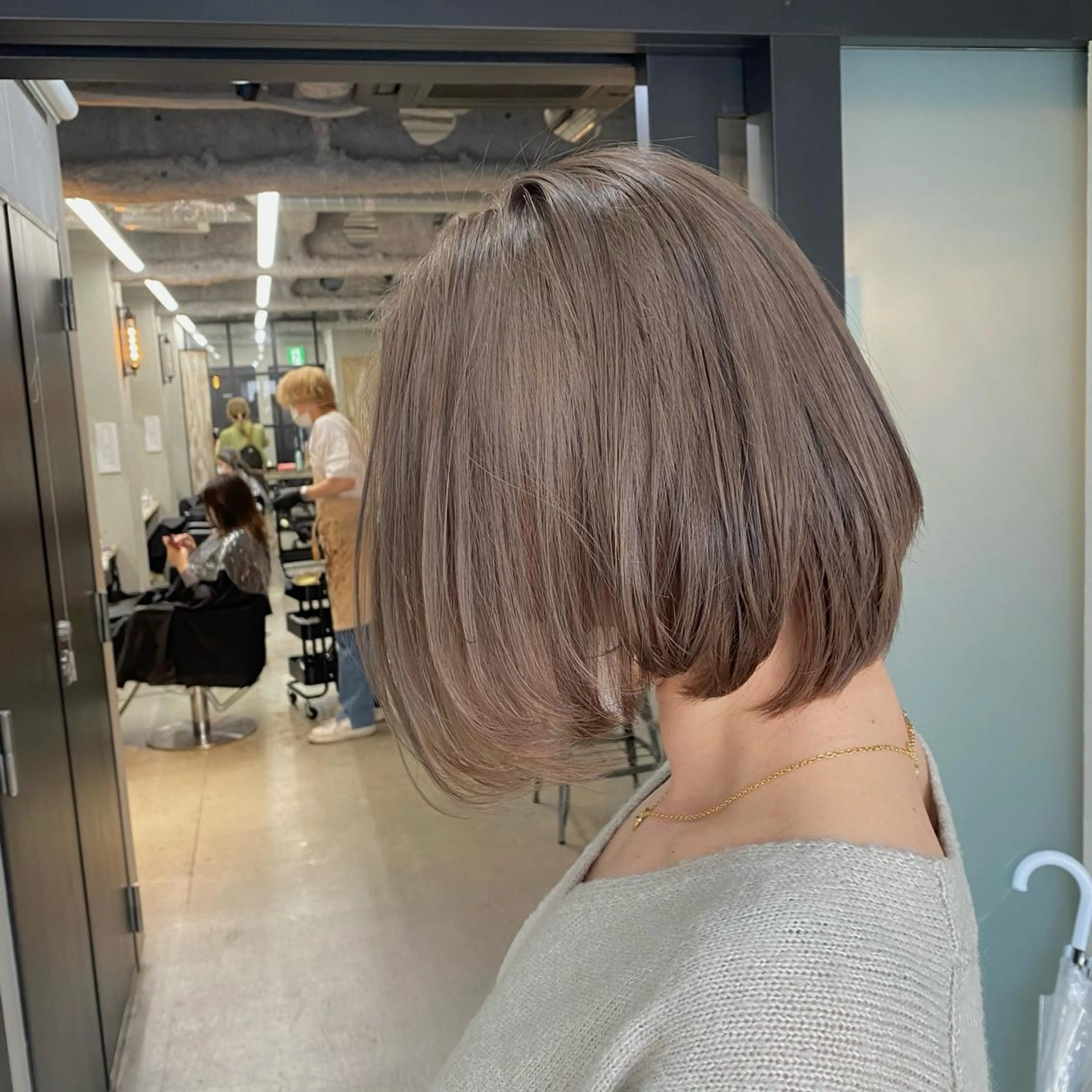 【髪質改善✨】透け感イルミナカラー+3STEPトリートメントの写真