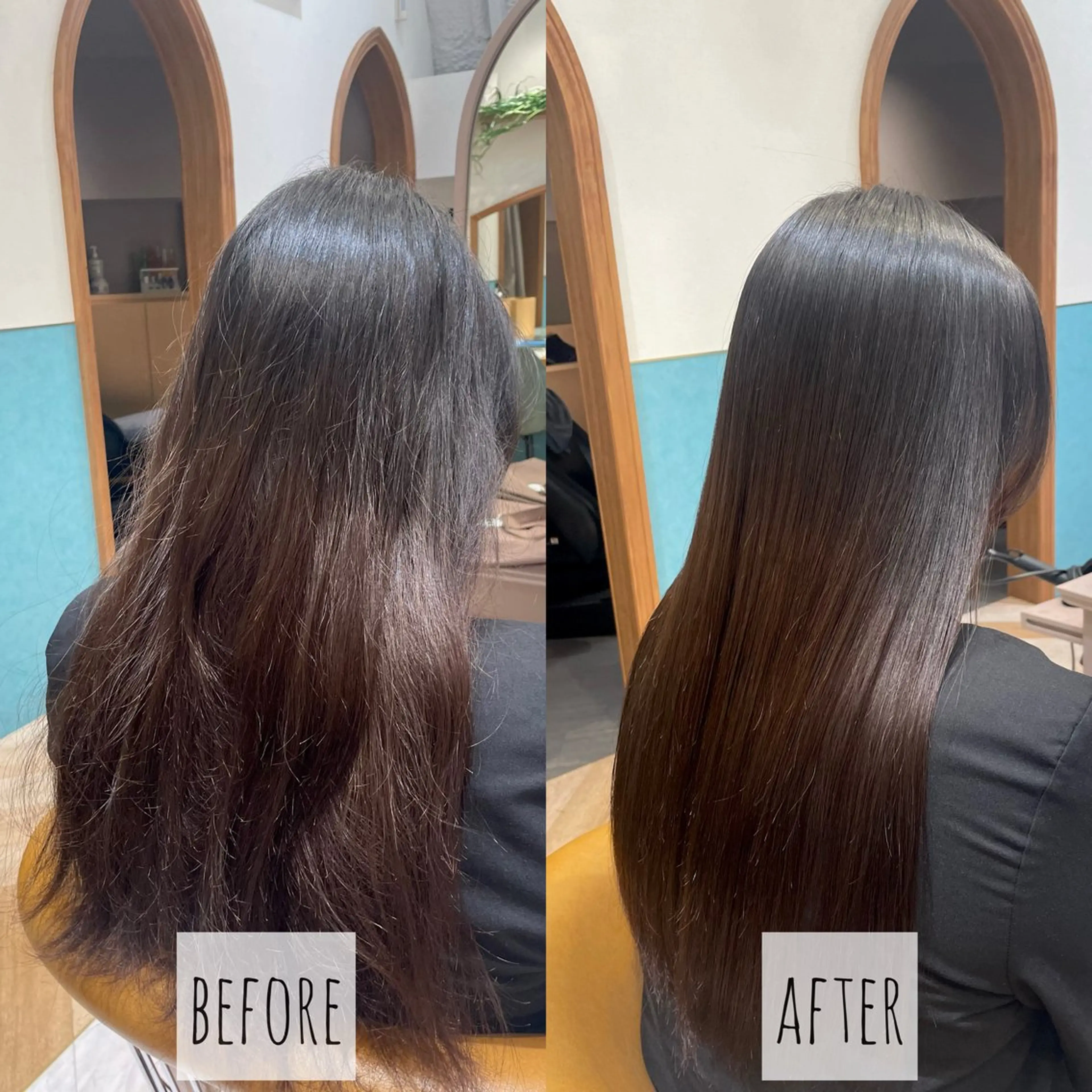 ロング 縮毛矯正 トリートメント Lond leglise 立川所属・🥝似合わせ小顔 ボブ🌏shioのヘアスタイル