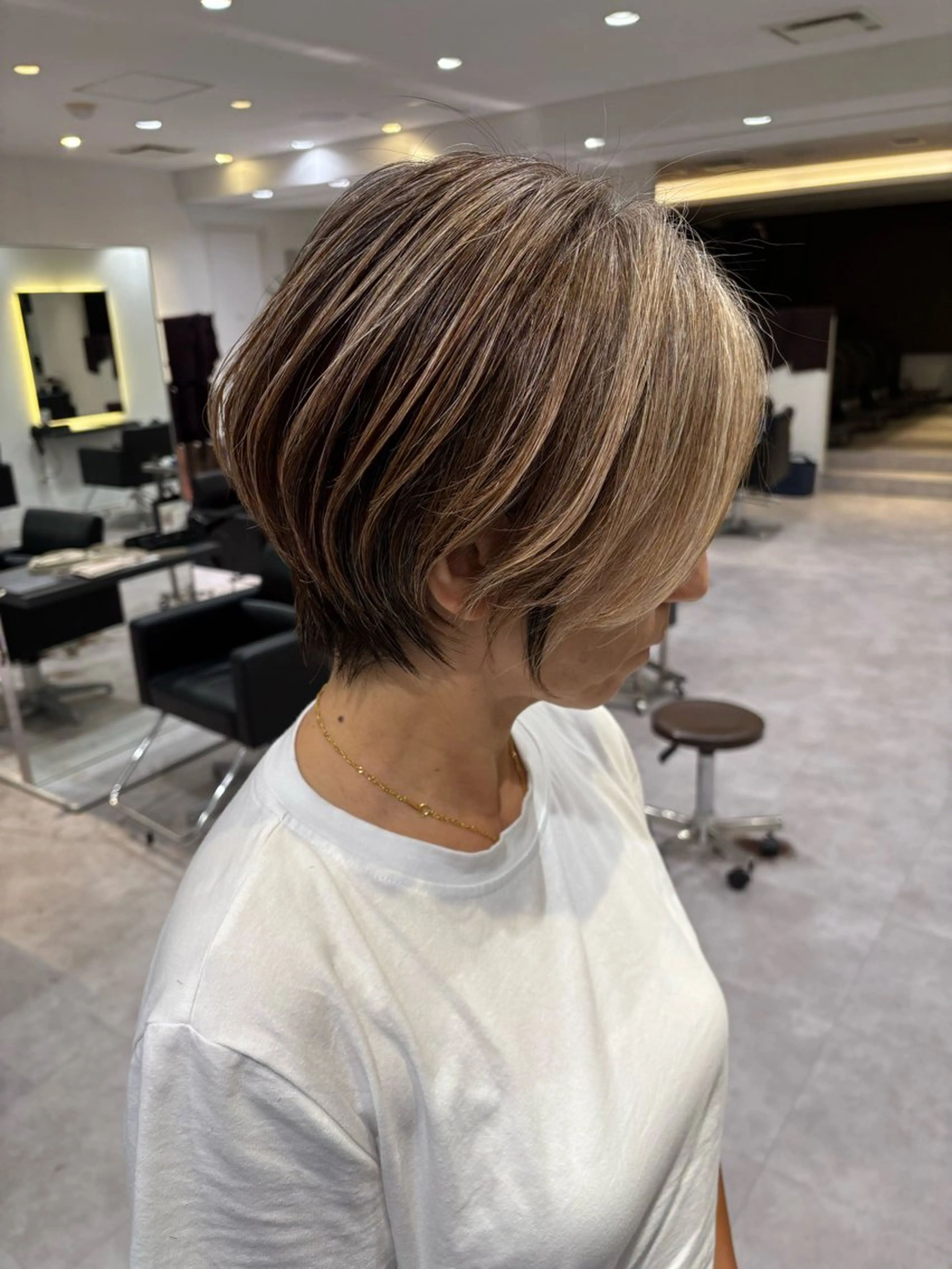 ショート 顔周りカット レイヤーカット ショートヘア 【絶壁解消】丸み ショート特化たくみのヘアスタイル