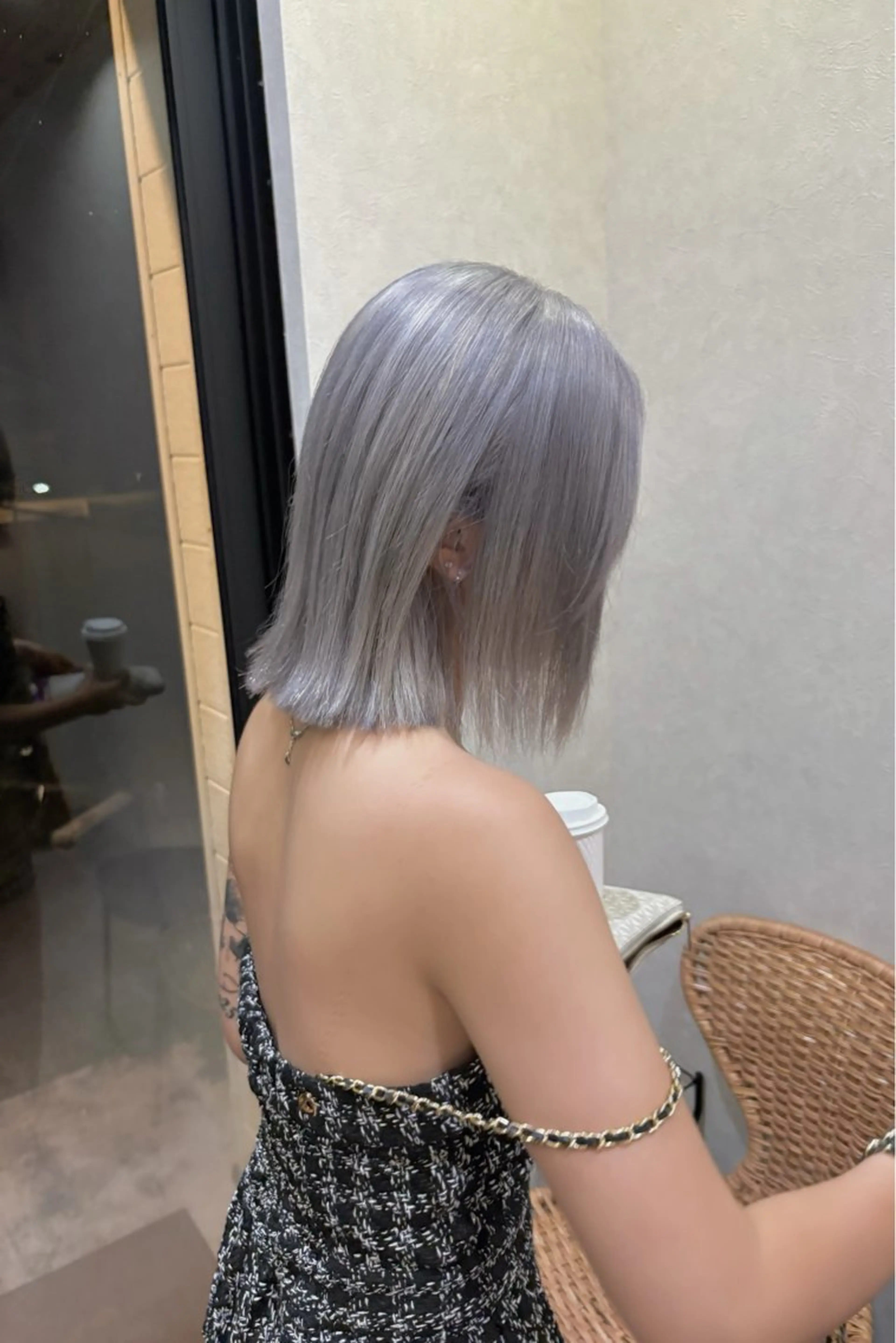 ミディアム カラー ヘアカラー 東 大智のヘアスタイル