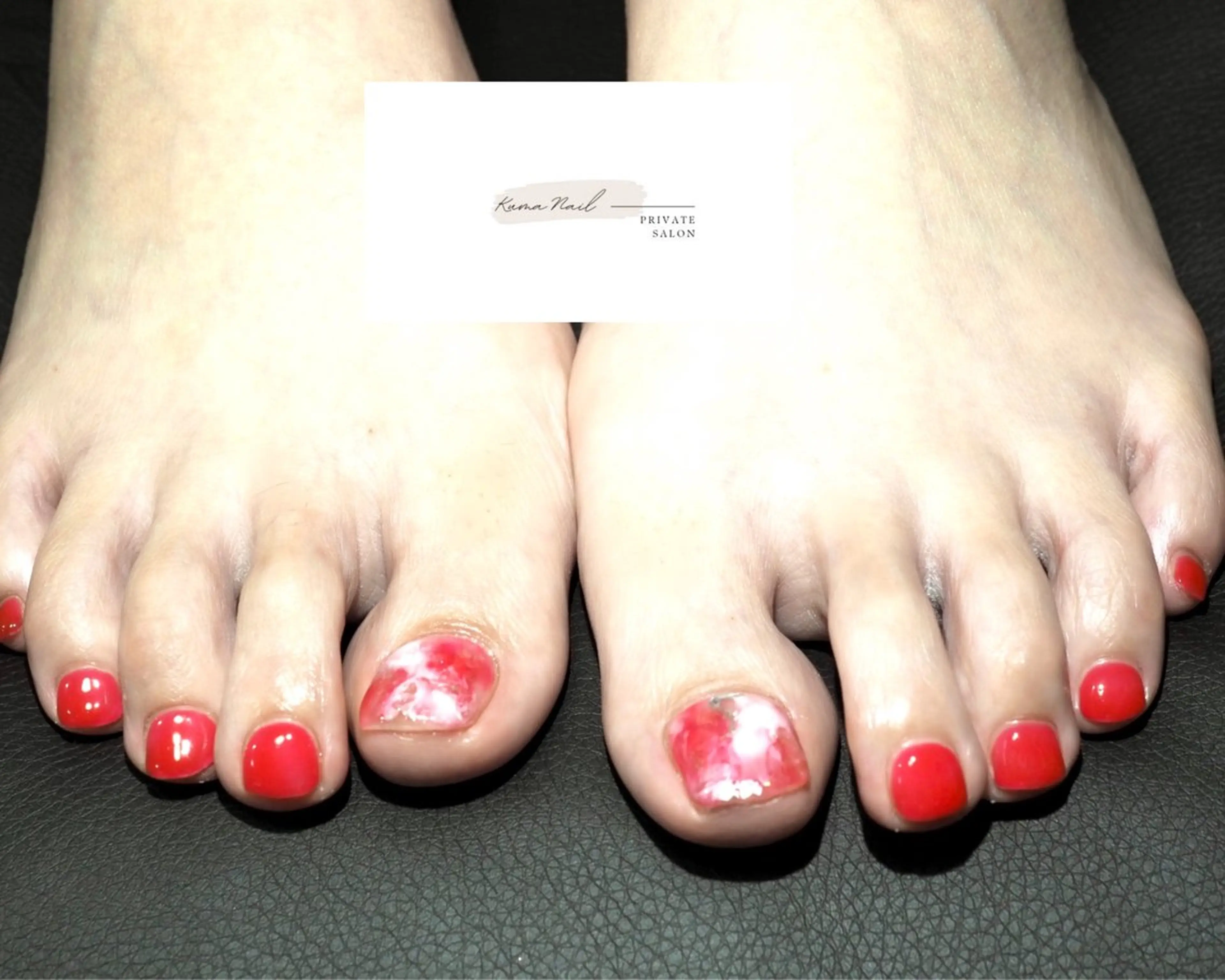 ネイル アートネイル フットネイル 大理石ネイル(マーブル) ニュアンスネイル シンプルネイル 藤が丘/守山/長久手 Kuma Nailのネイルデザイン