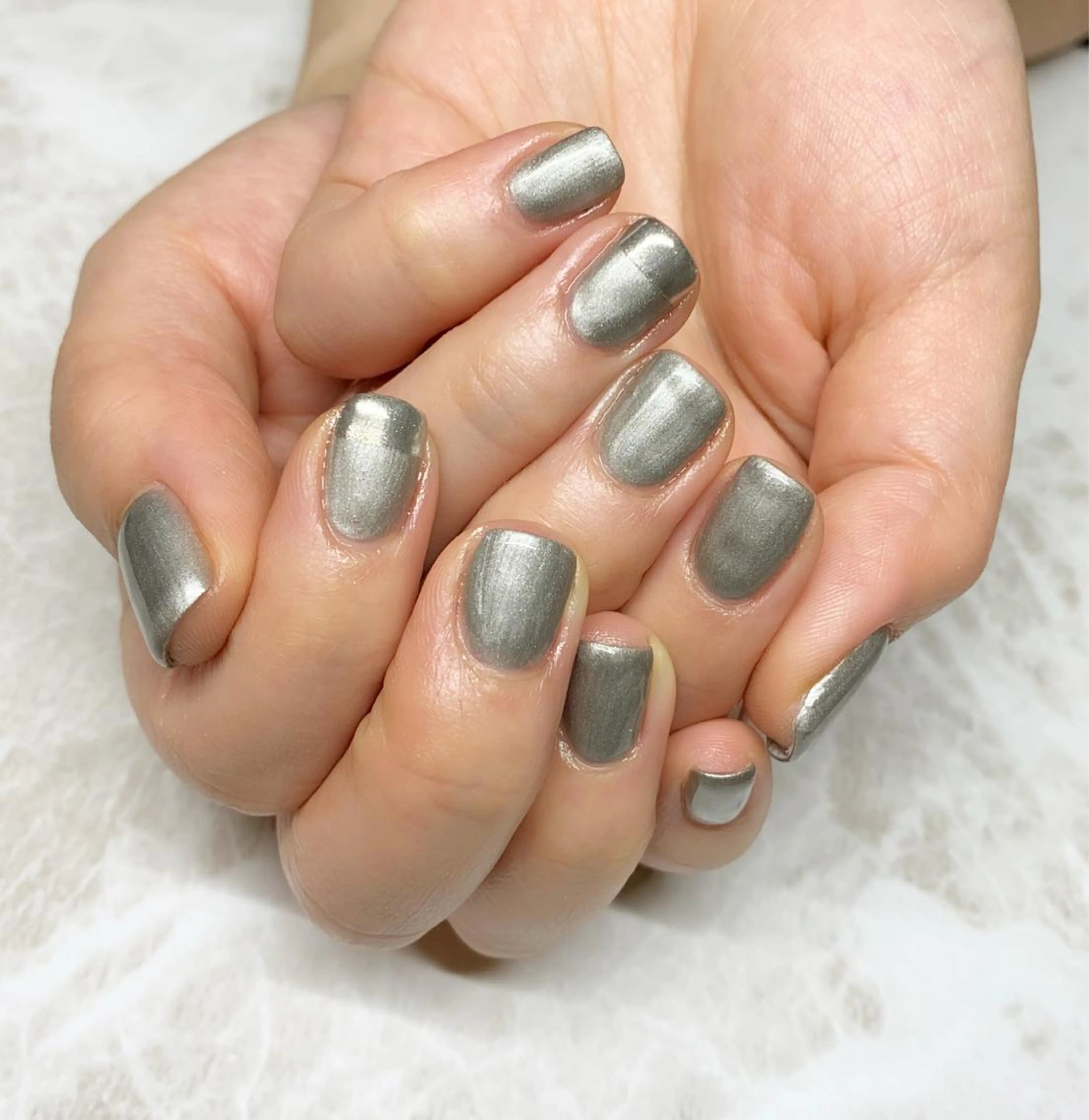 ネイル フレンチネイル ミラーネイル ワンカラーネイル Nail salon Ramo所属・松田 祥子のネイルデザイン