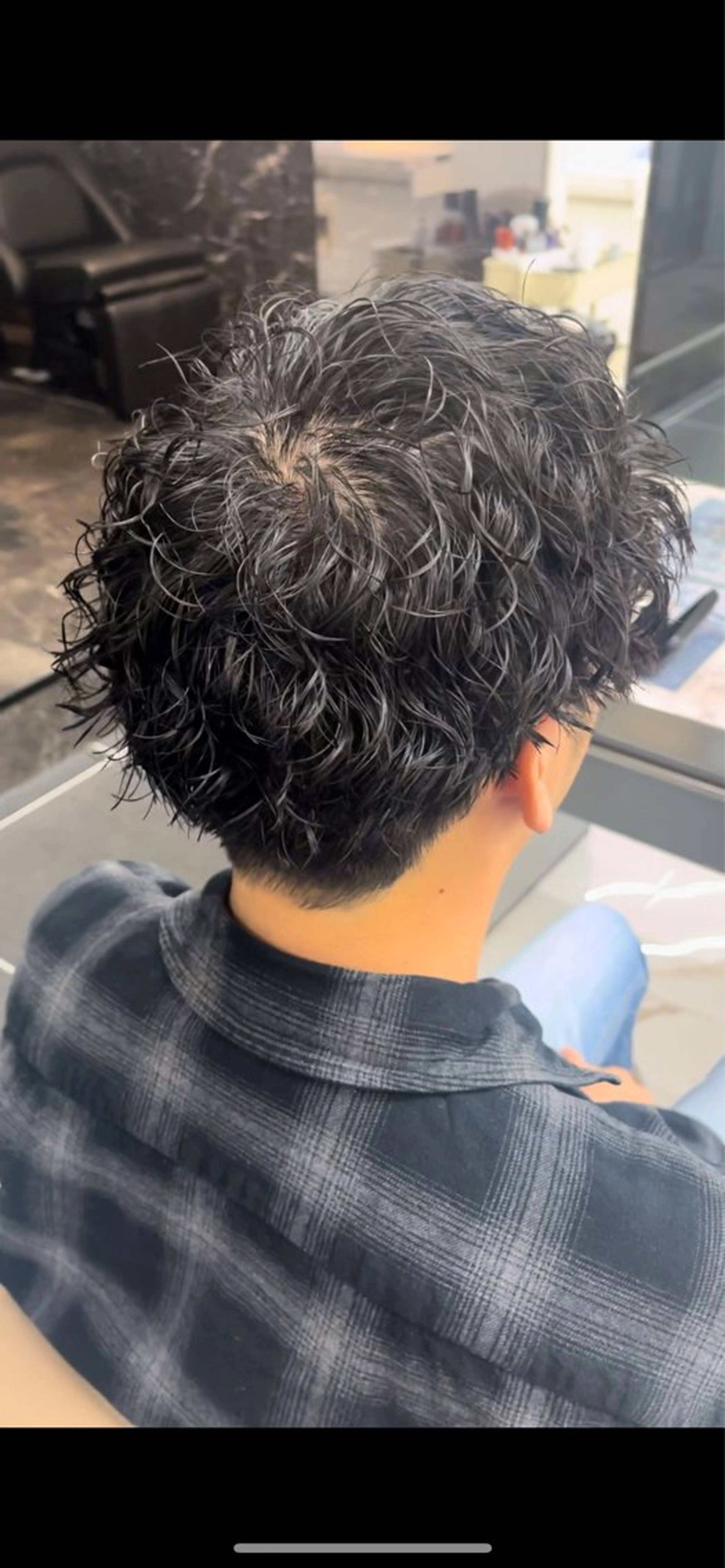 パーマ メンズ 武田 一馬のヘアスタイル