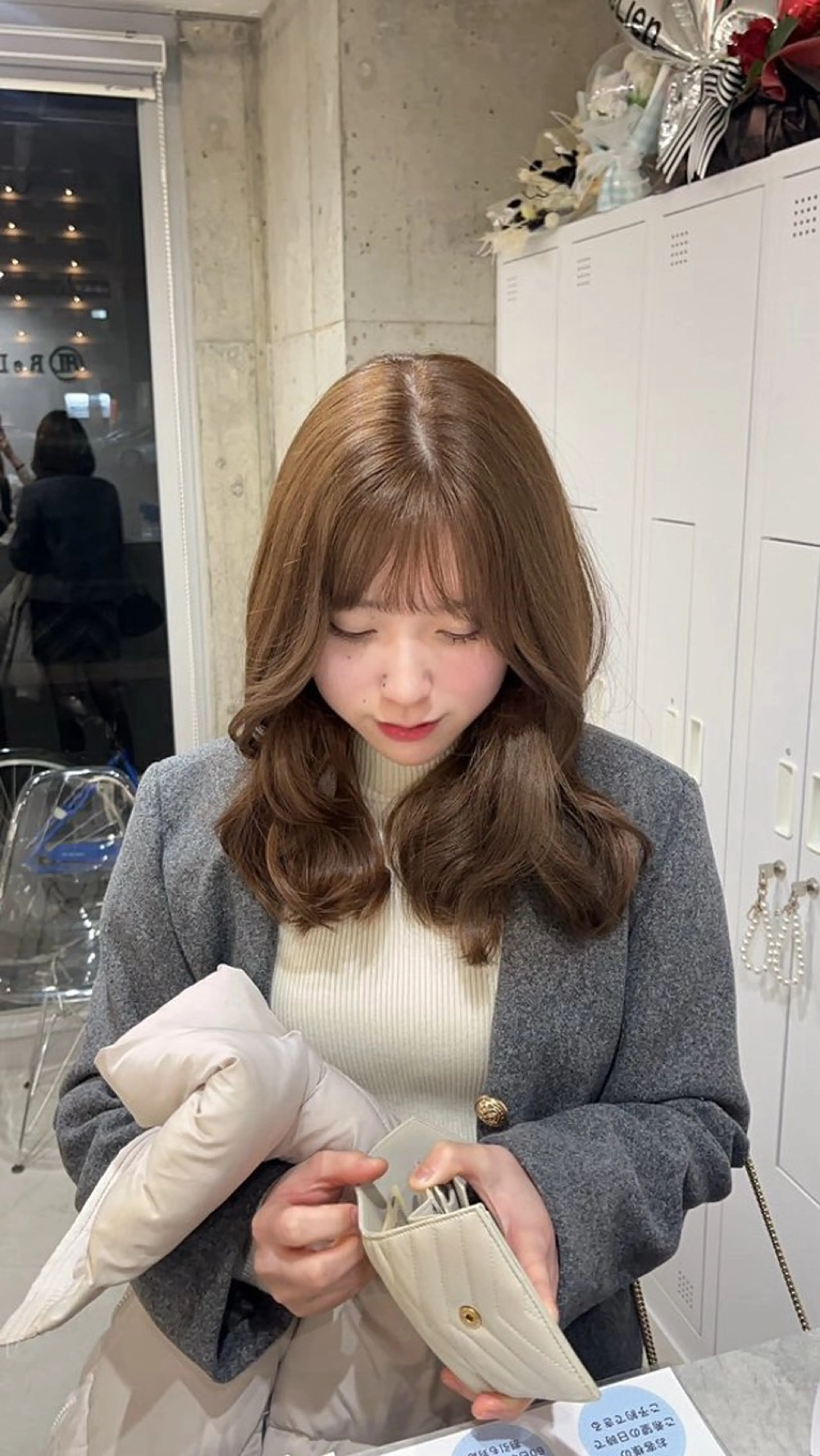 ミディアム ケアカラー nico所属・KANNA🩵 nico 東心斎橋のヘアスタイル