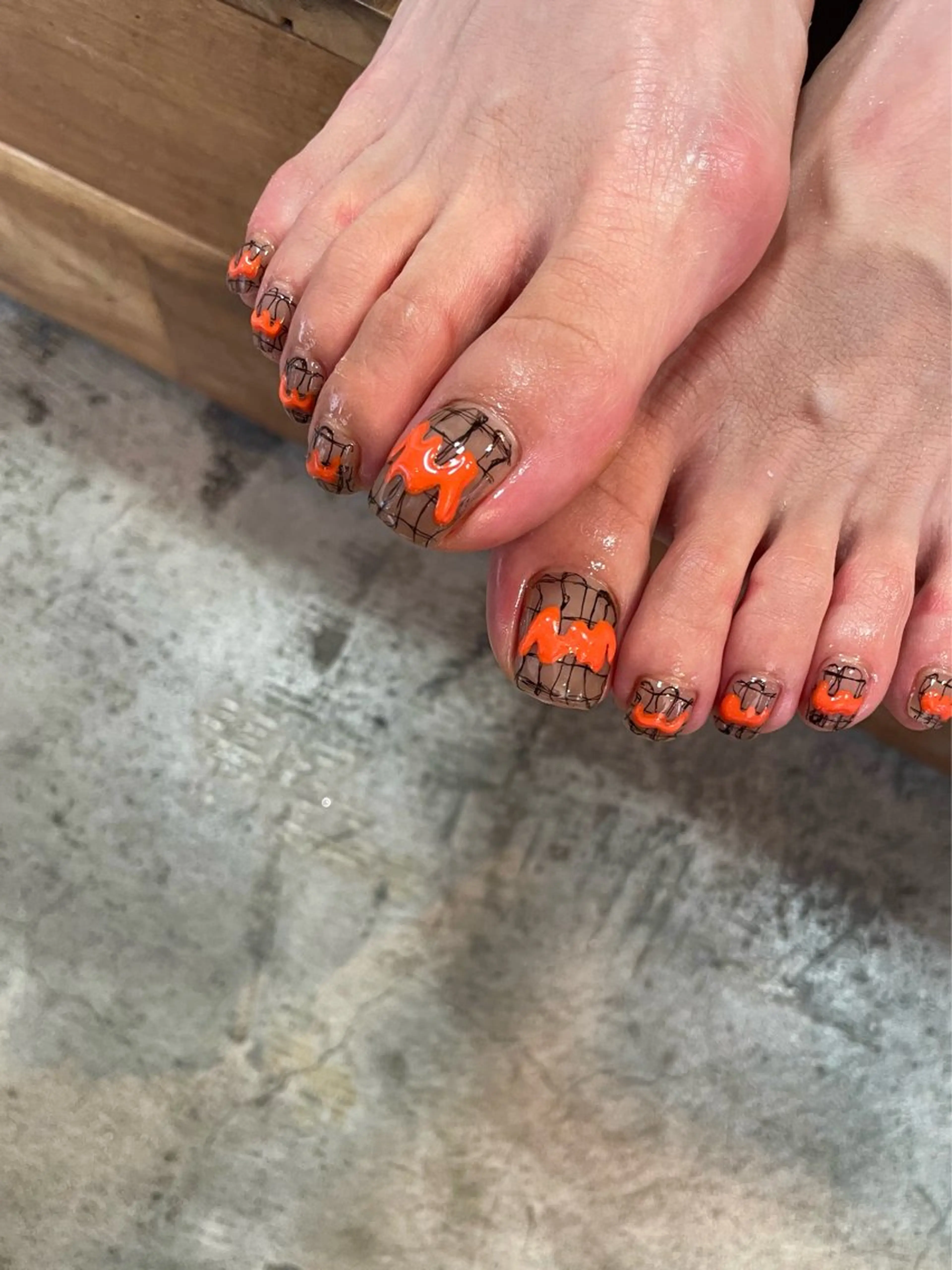 ネイル フットネイル lowaly所属・NAKAMURA HARUKAのネイルデザイン