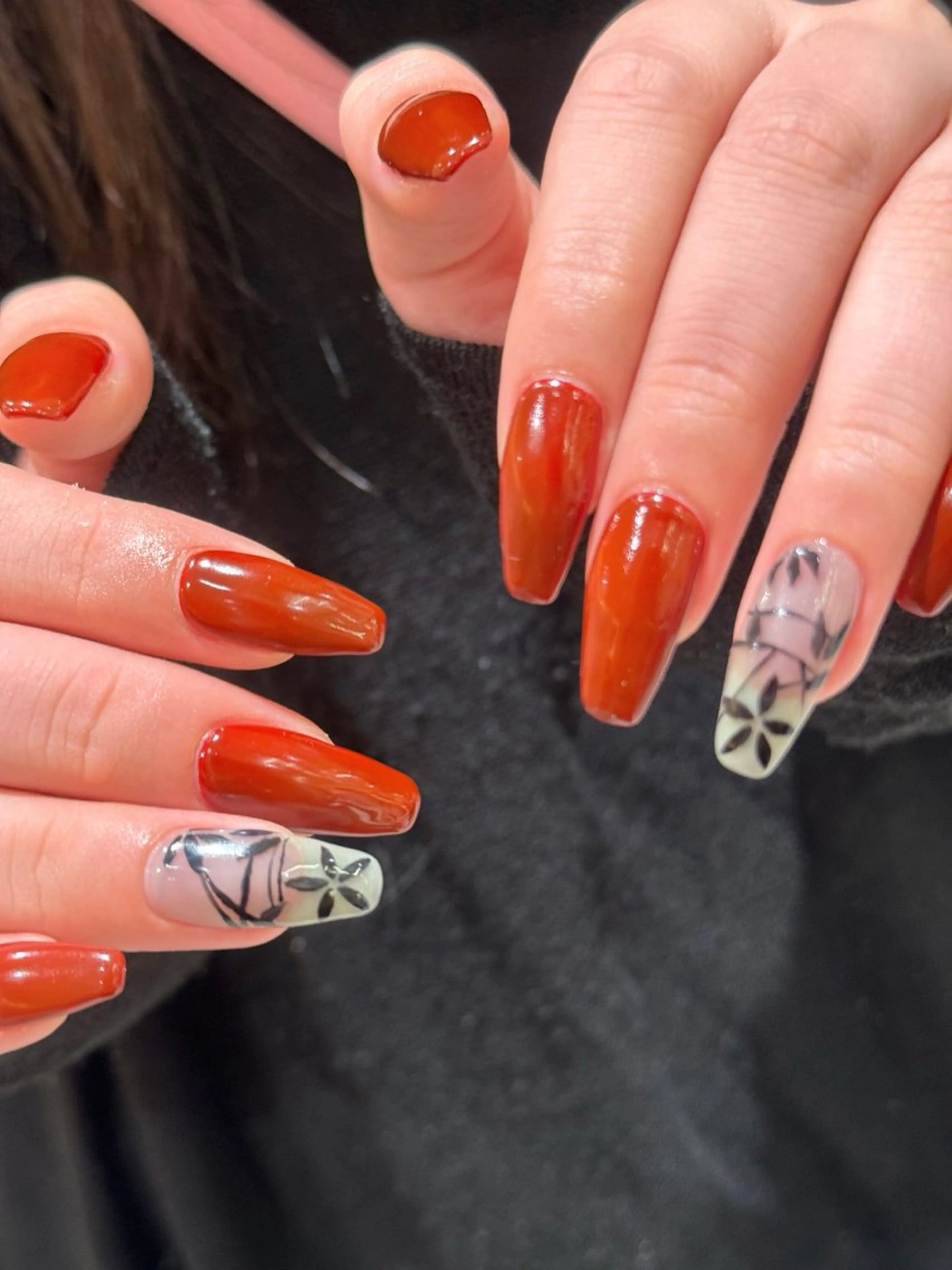 ネイル ハンドネイル なぽ ❤︎ y2k/韓国nailのネイルデザイン