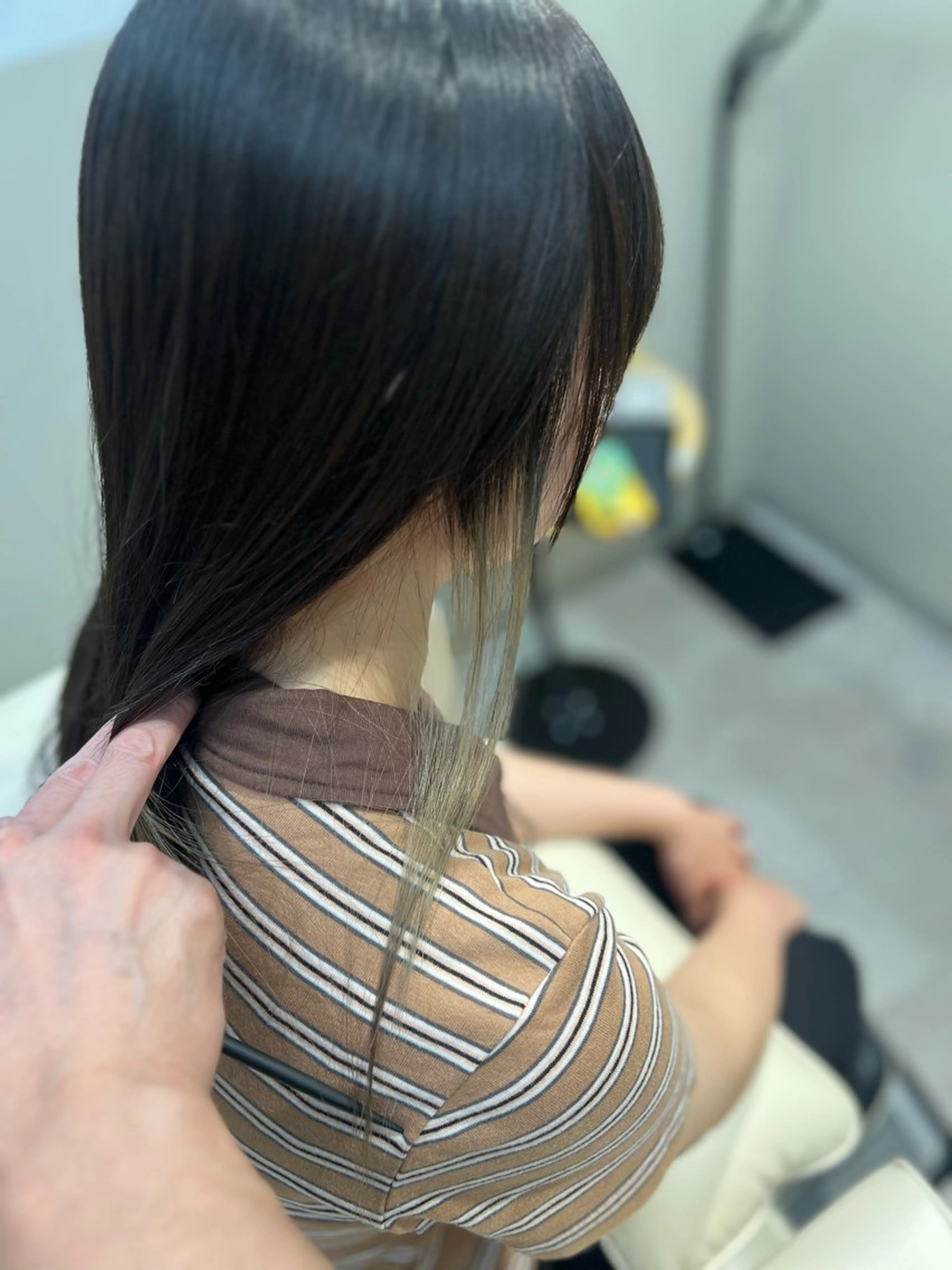 シリコン除去+カット+髪質改善カラー+極上4step潤いTRの写真