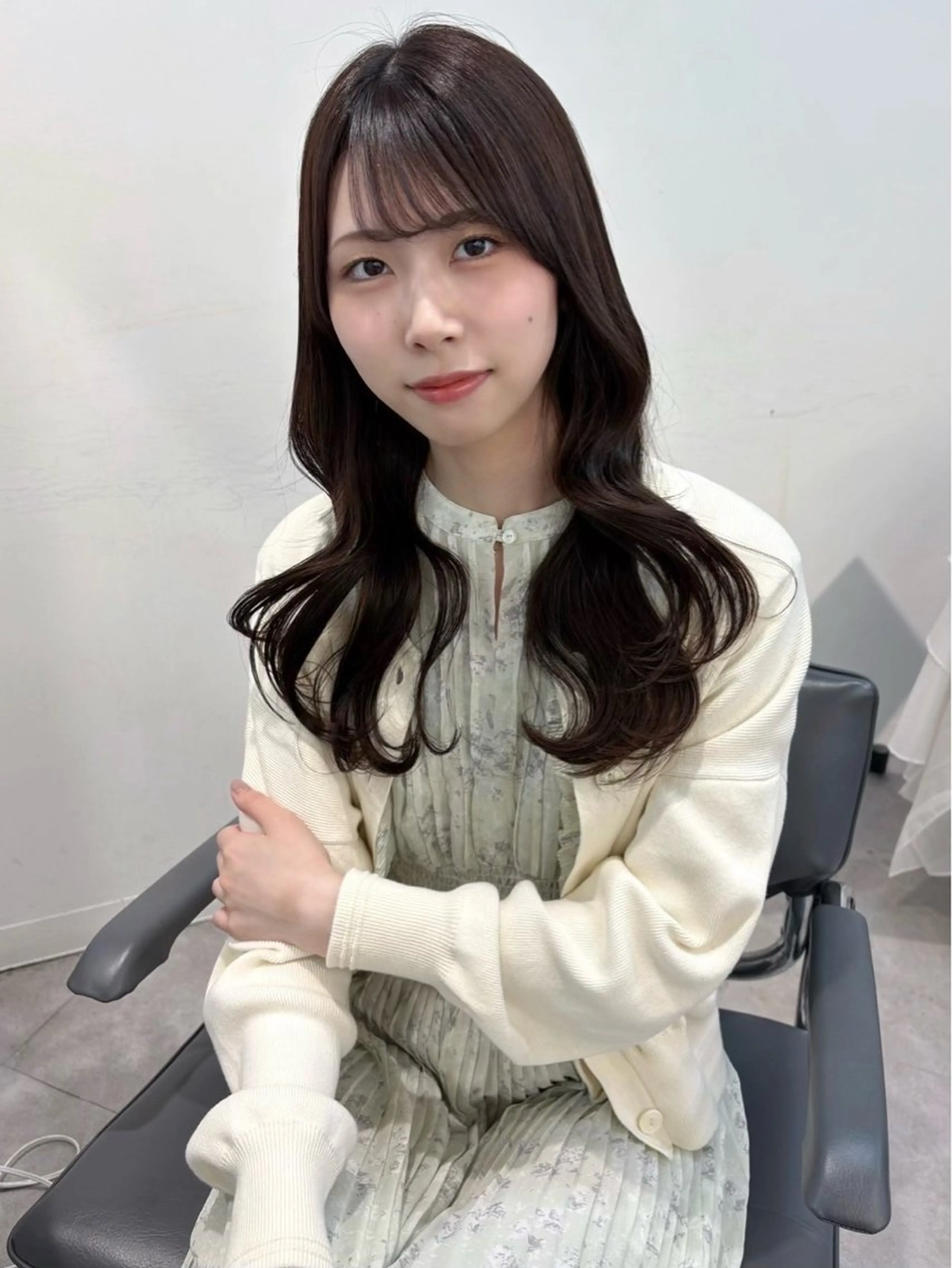 ロング カラー ヘアカラー トリートメント 🩰ピンクベージュ 💞midori💞のヘアスタイル