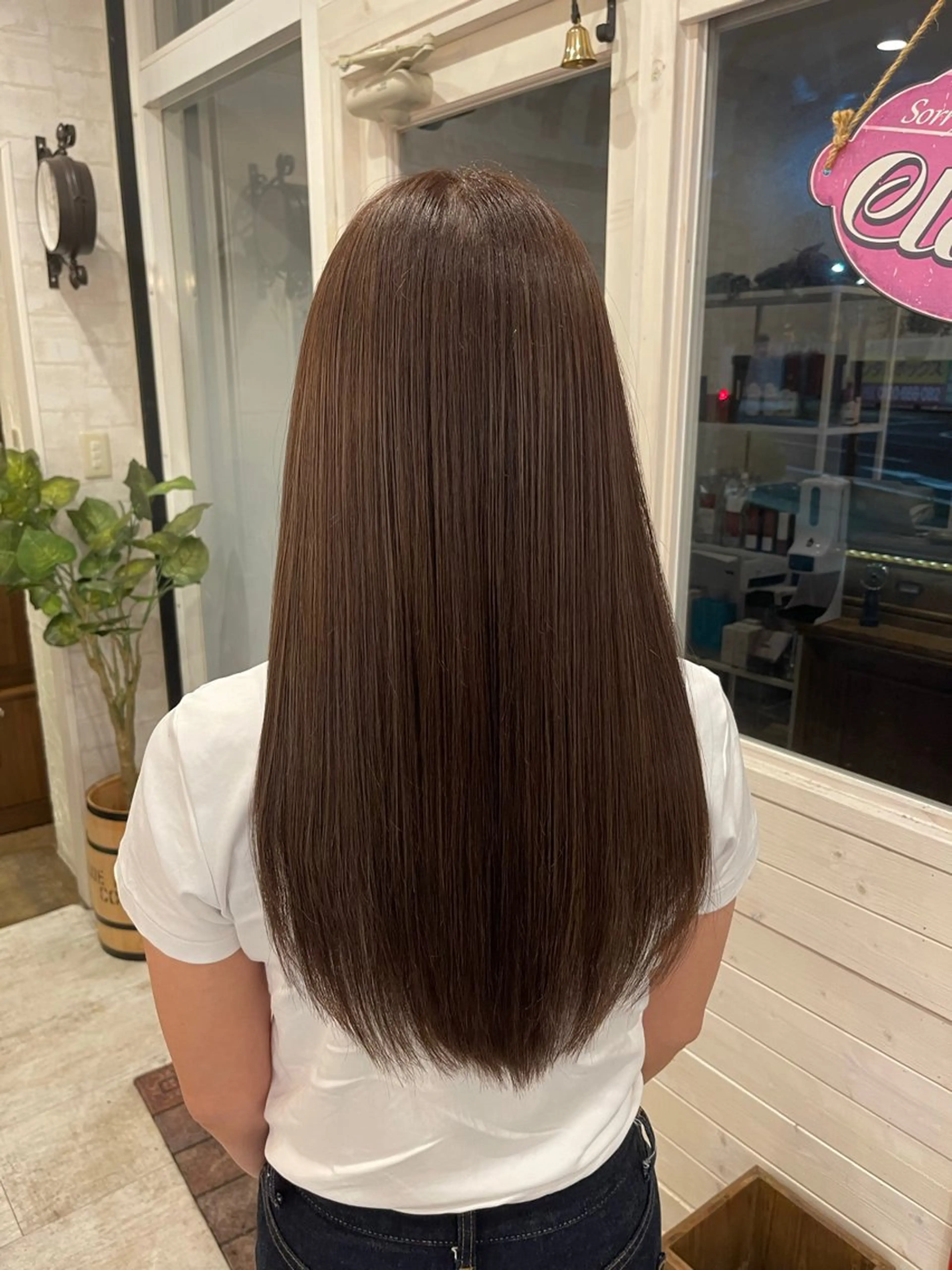 ロング カラー カット トリートメント 🍭透明感カラー 志賀拓海🍬🌈のヘアスタイル