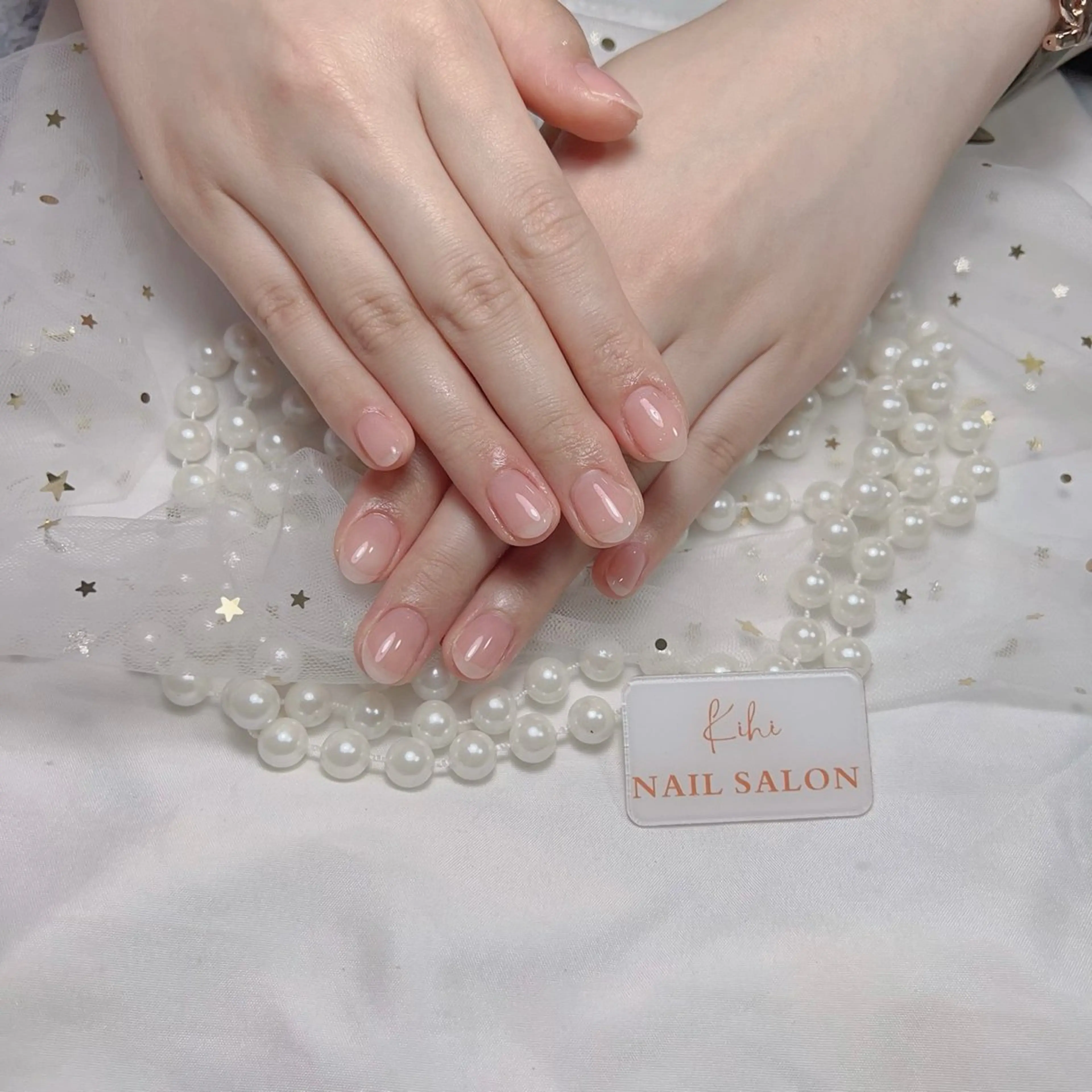 ネイル アートネイル フレンチネイル ジェルネイル グラデーション 韓国ネイル ハンドネイル 💕鈴木ユリ パラジェル/オフ無料のネイルデザイン