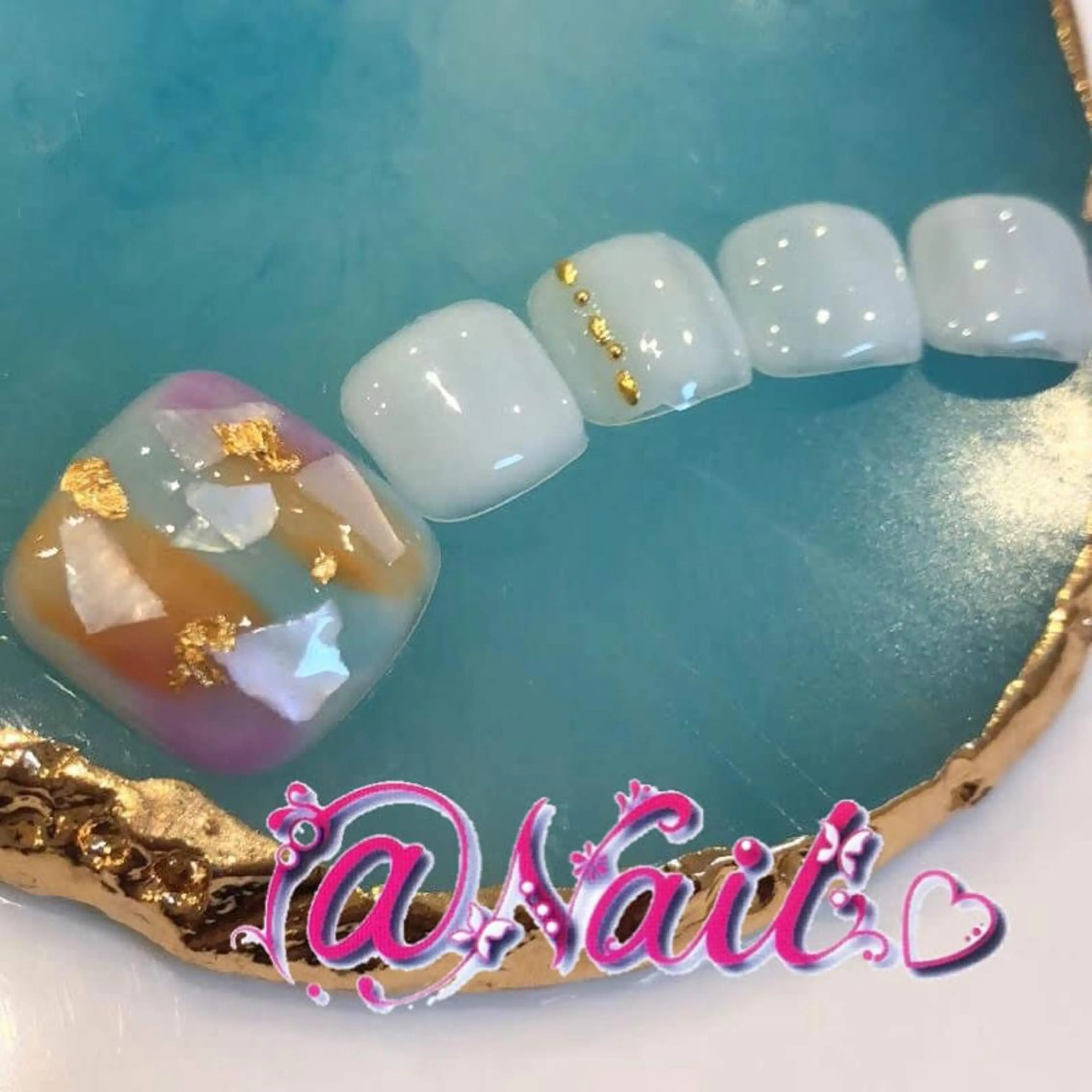 ネイル ネイルチップ 小尾 栞のネイルデザイン