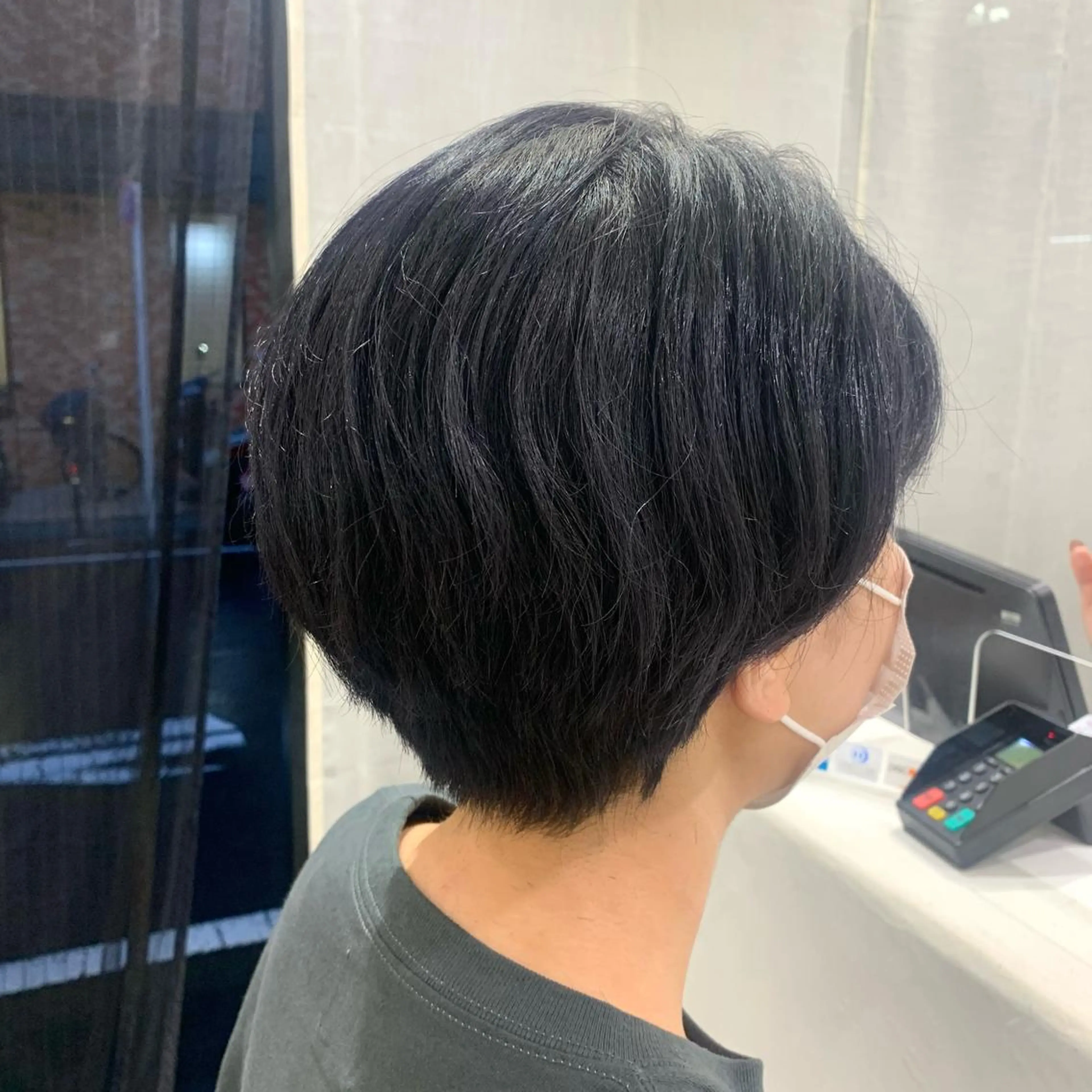 ショート カラー ボブ/美髪矯正 /佐藤　奈巳のヘアスタイル