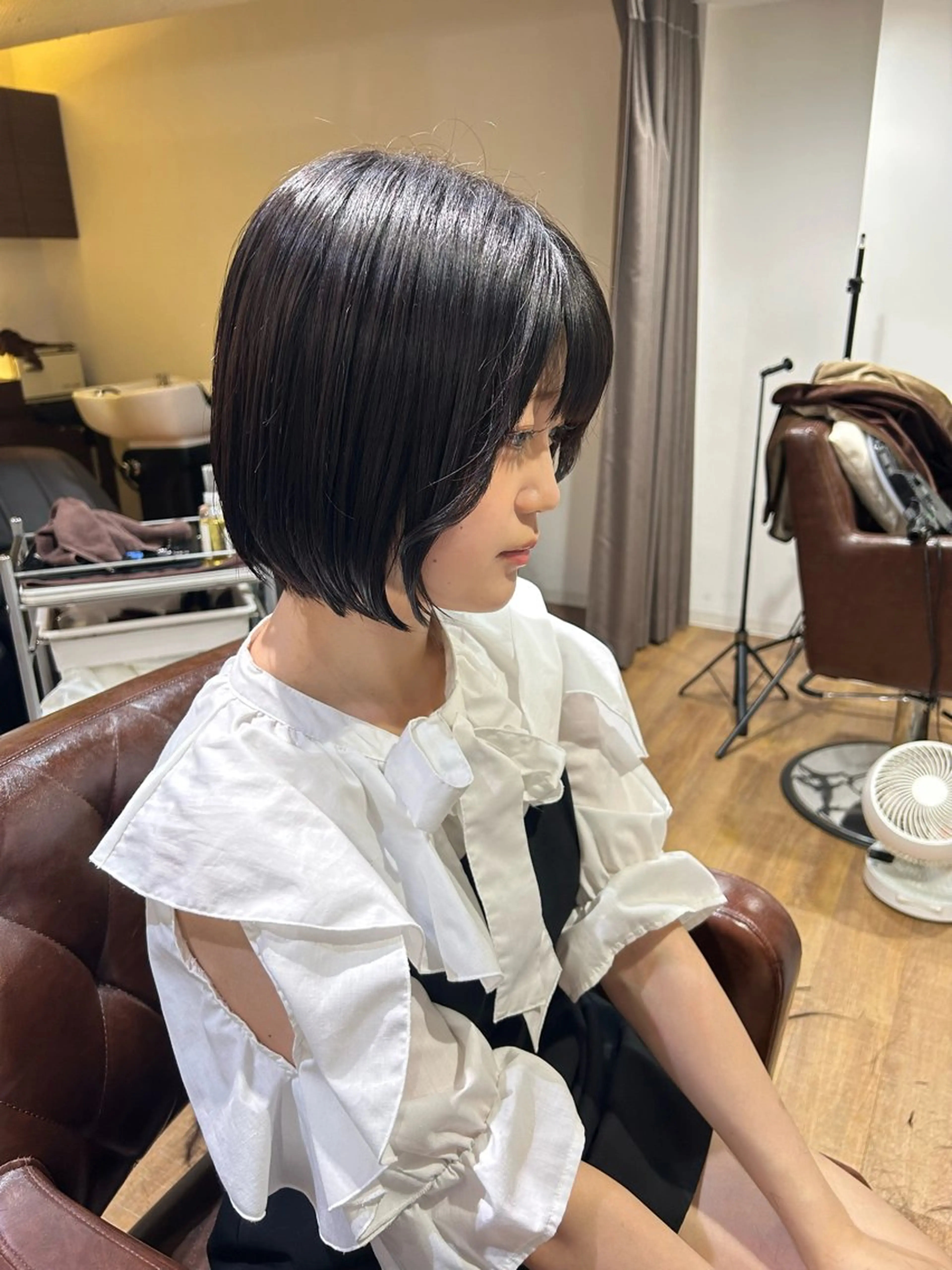 ショート ショートボブ ボブ ショートヘア YUZA grow hair 【ユーザ グロウ ヘア】所属・縮毛矯正/似合わせ カット/伊藤はるかのヘアスタイル