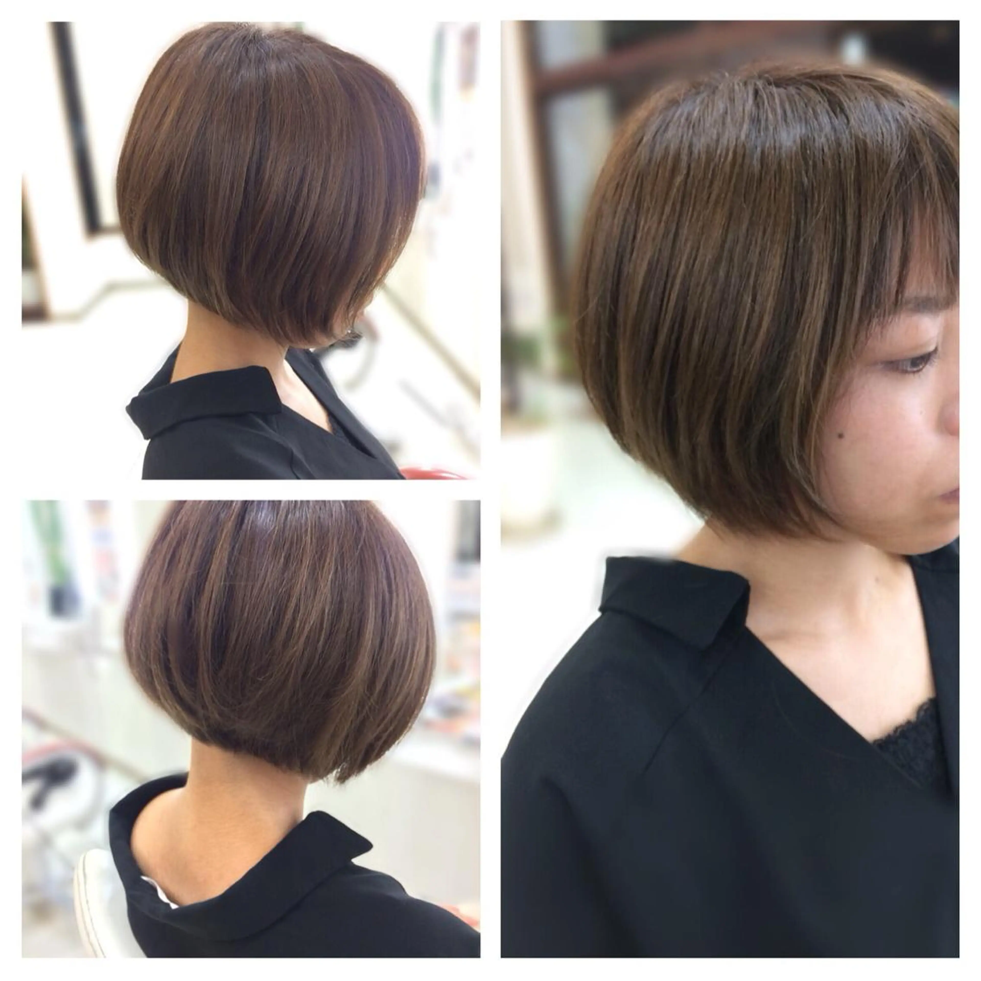 ショート 前下がりボブ ボブ いけだ ゆうのヘアスタイル