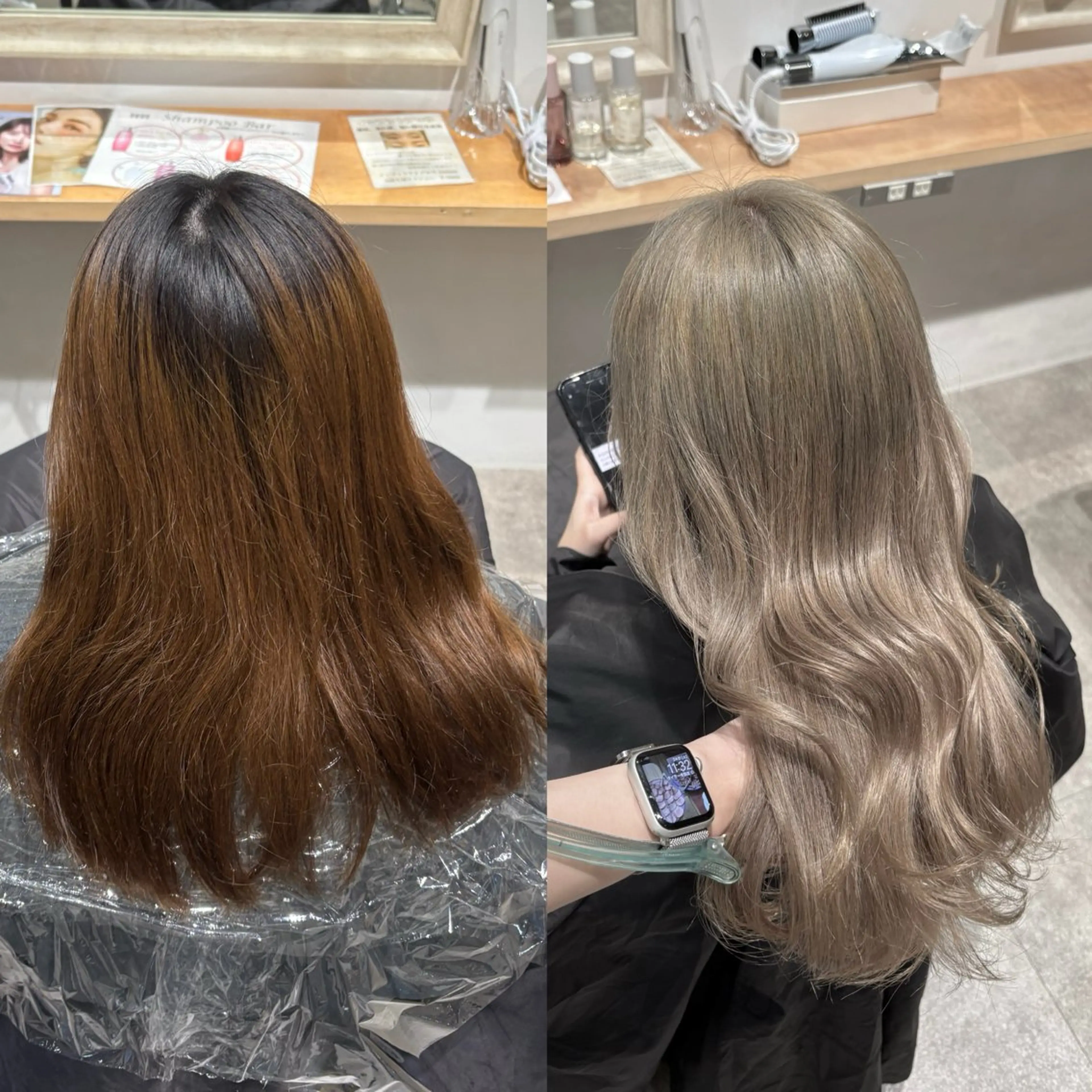 ロング ヘアカラー ZEST kalon RINAのヘアスタイル