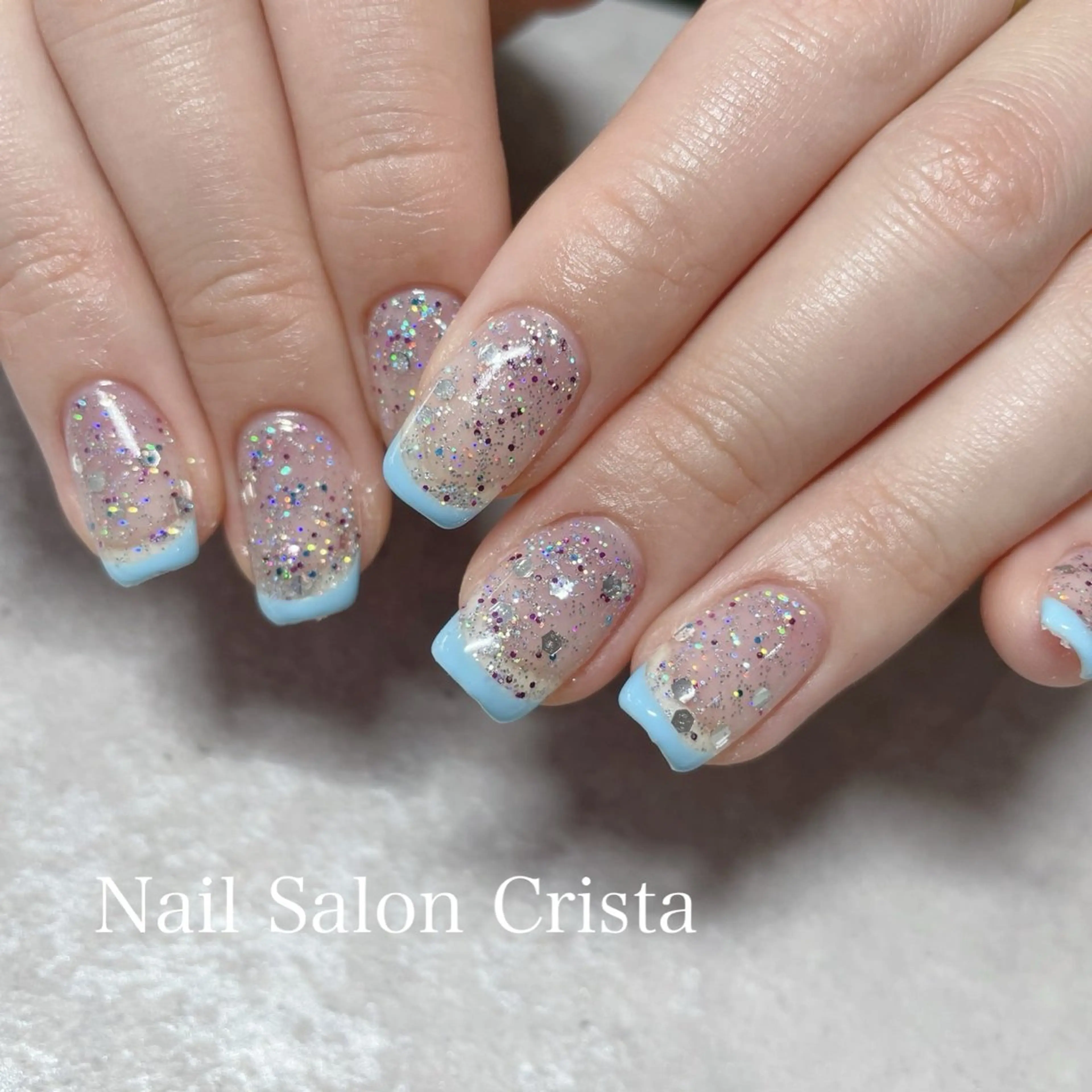 ネイル フットネイル ジェルネイル マグネットネイル オフィスネイル ワンカラーネイル NAILSALON CRISTA所属・🤍CRISTA yui🤍のネイルデザイン