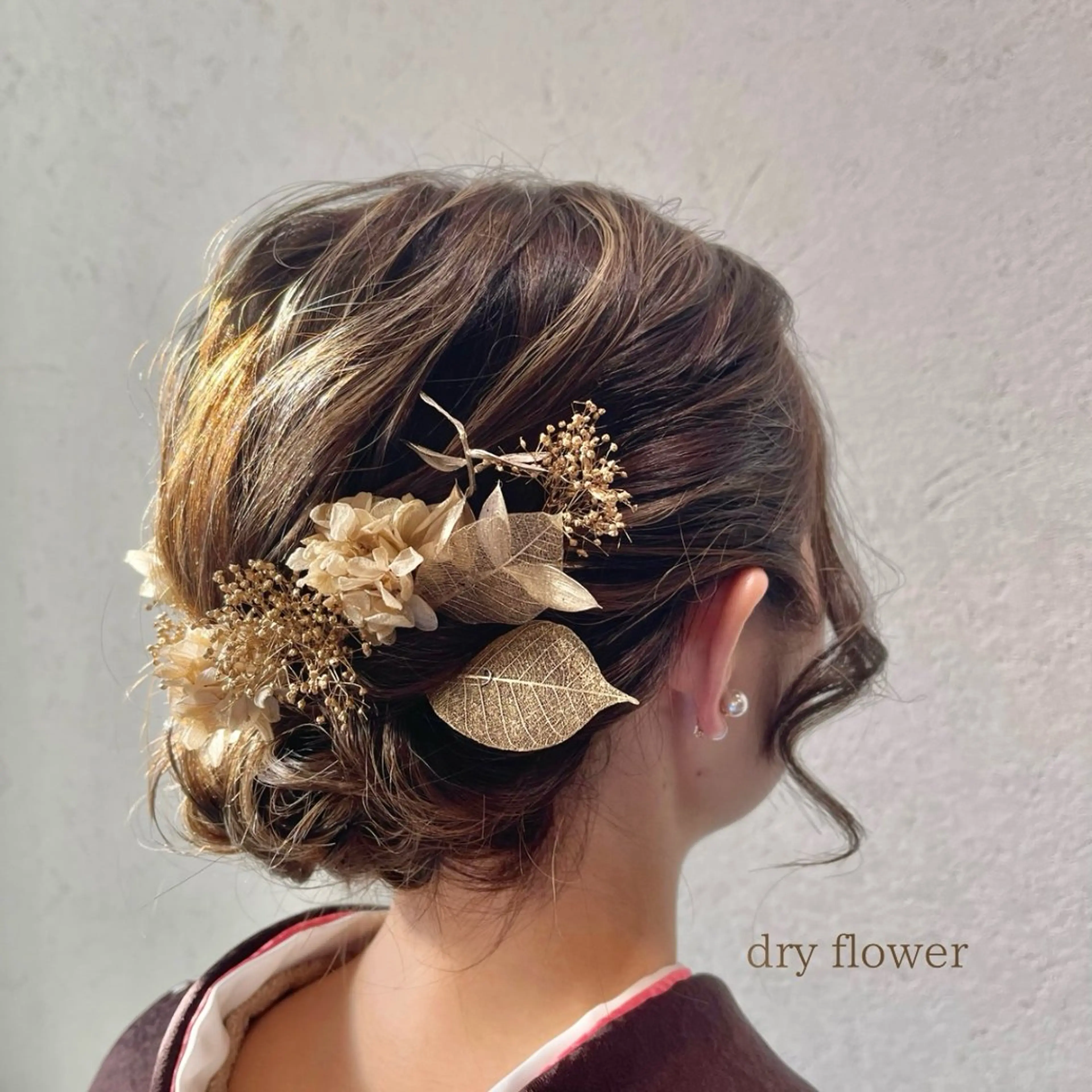 ミディアム ヘアアレンジ 結婚式・ブライダル デート 卒業式のヘアスタイル charm《銀座》 ヘアセット/縮毛矯正のヘアスタイル