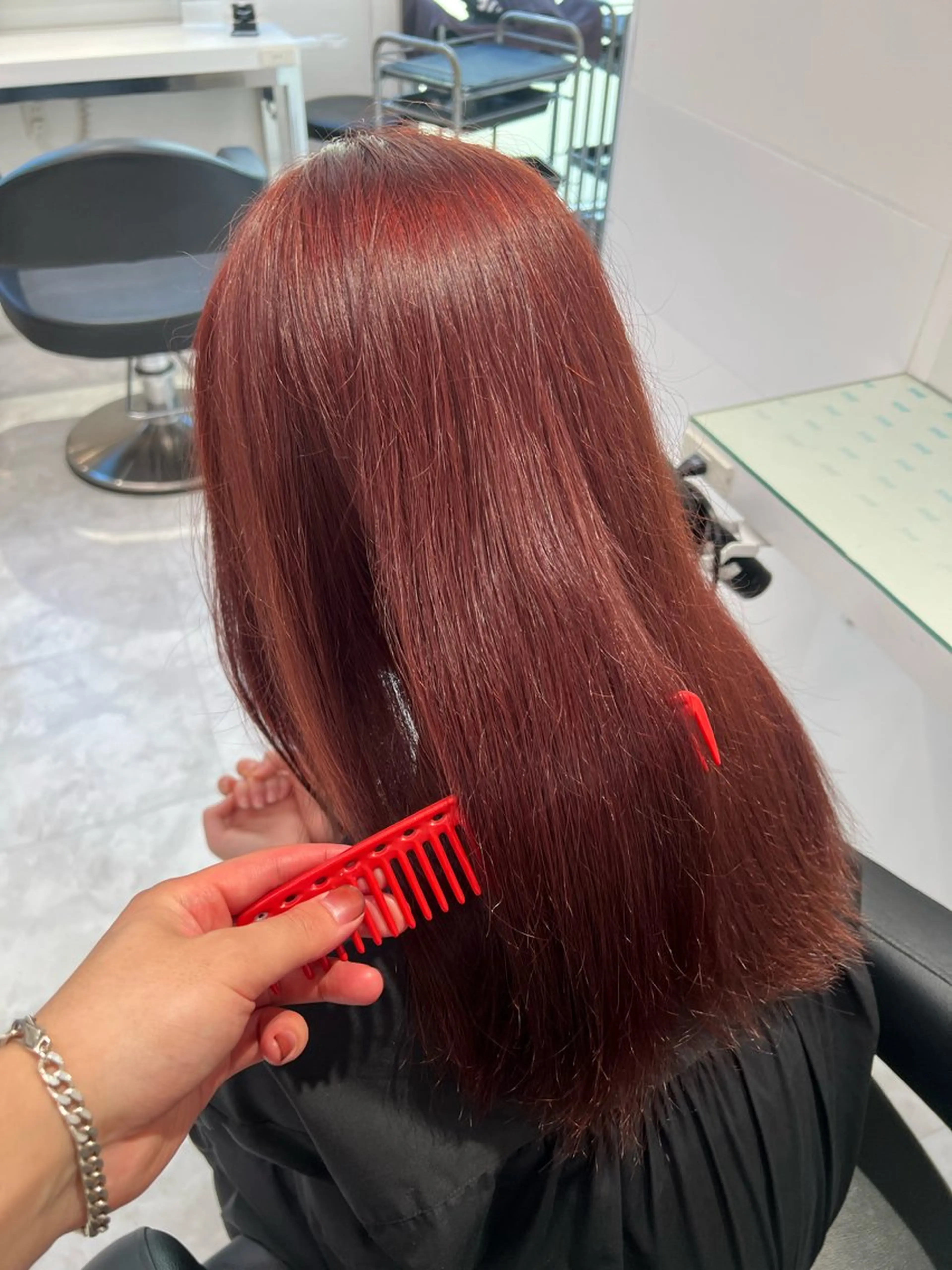 カラー ヘアカラー トリートメント ブリーチなし透明感 💗RYOTAのヘアスタイル