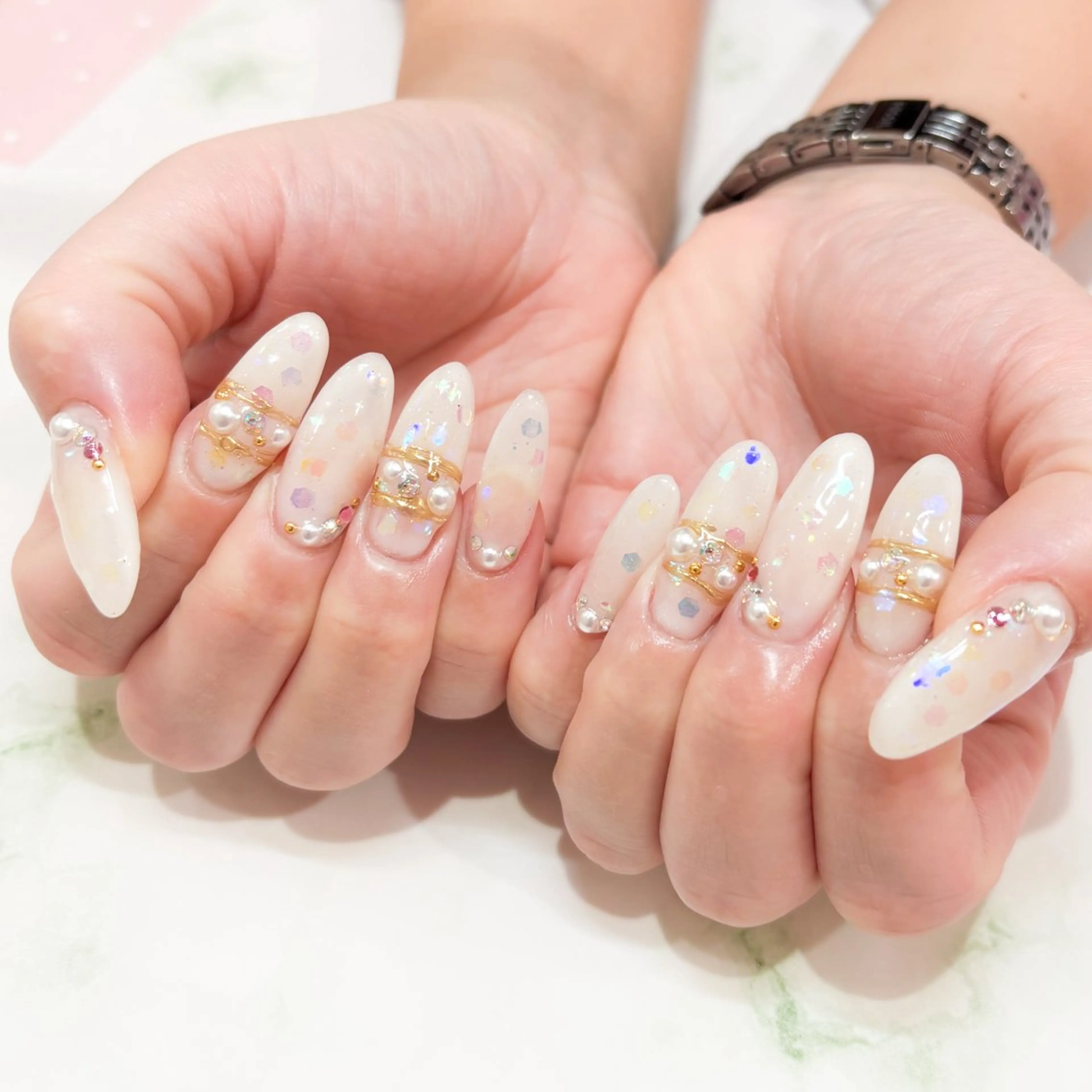 ネイル キラキラネイル Rairia nail所属・田嶋 日向子のネイルデザイン