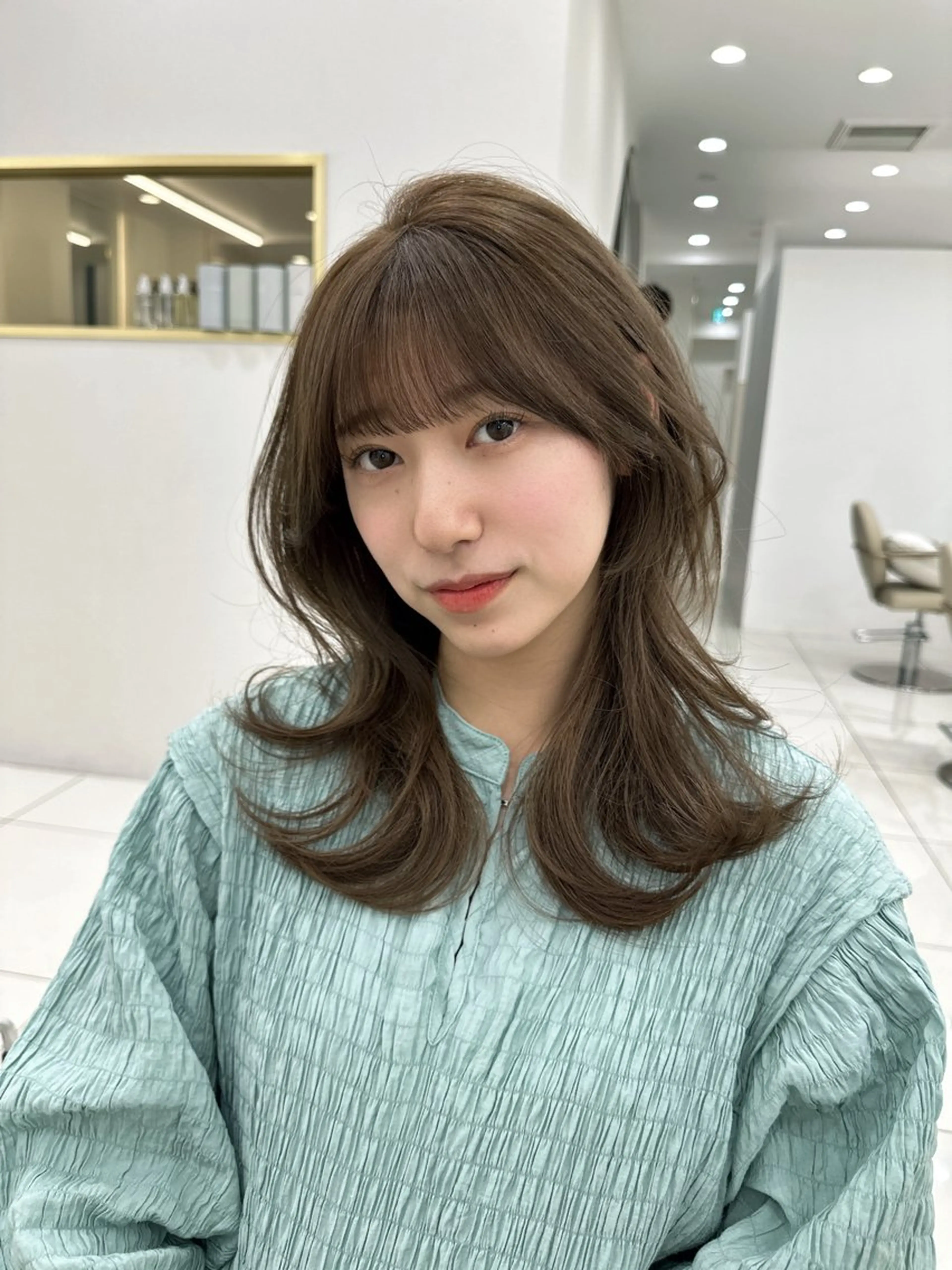ミディアム 森田 真由香のヘアスタイル