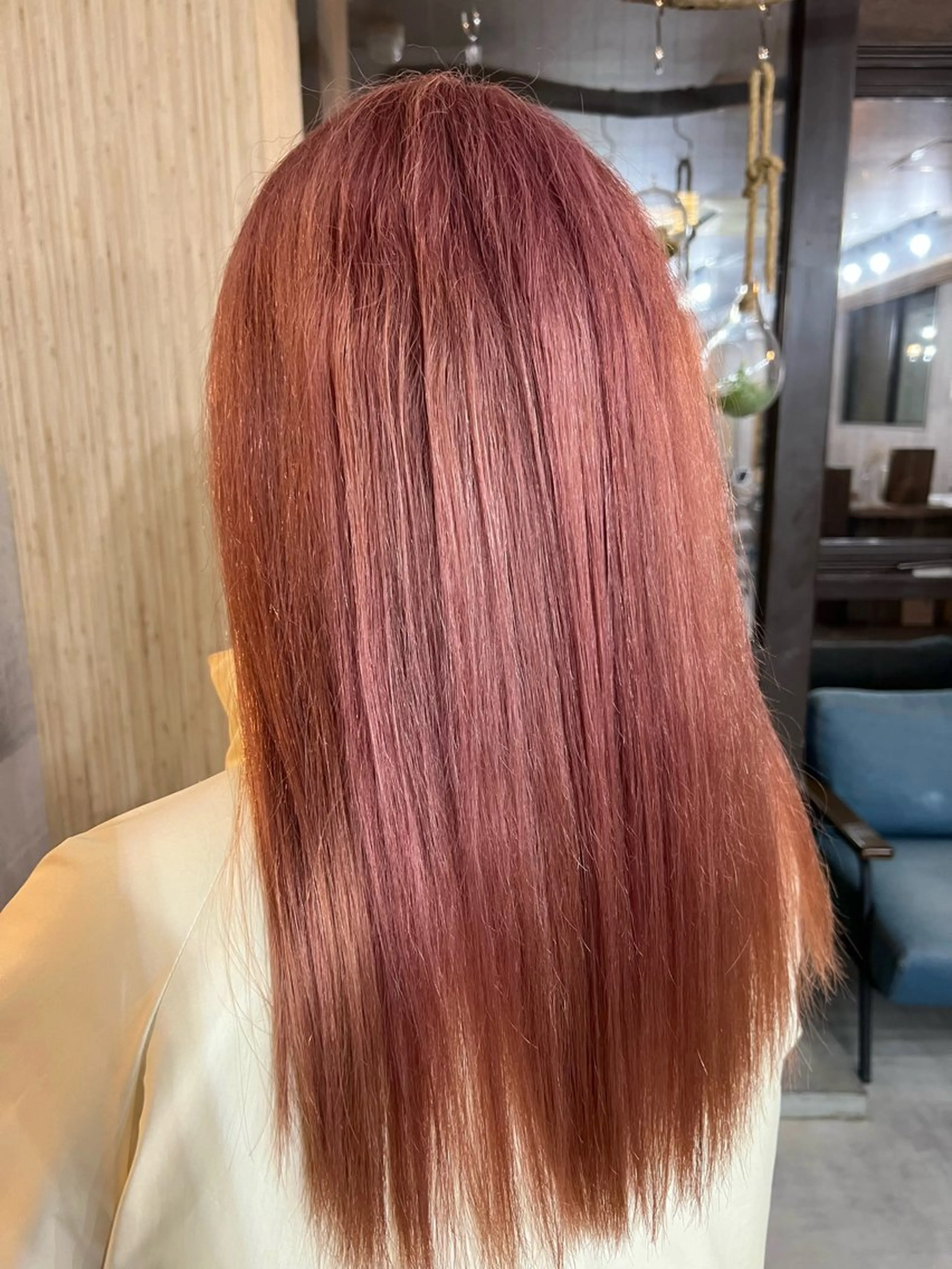 ロング ヘアカラー トリートメント レイヤー/韓国 ハイトーン興津史弥のヘアスタイル