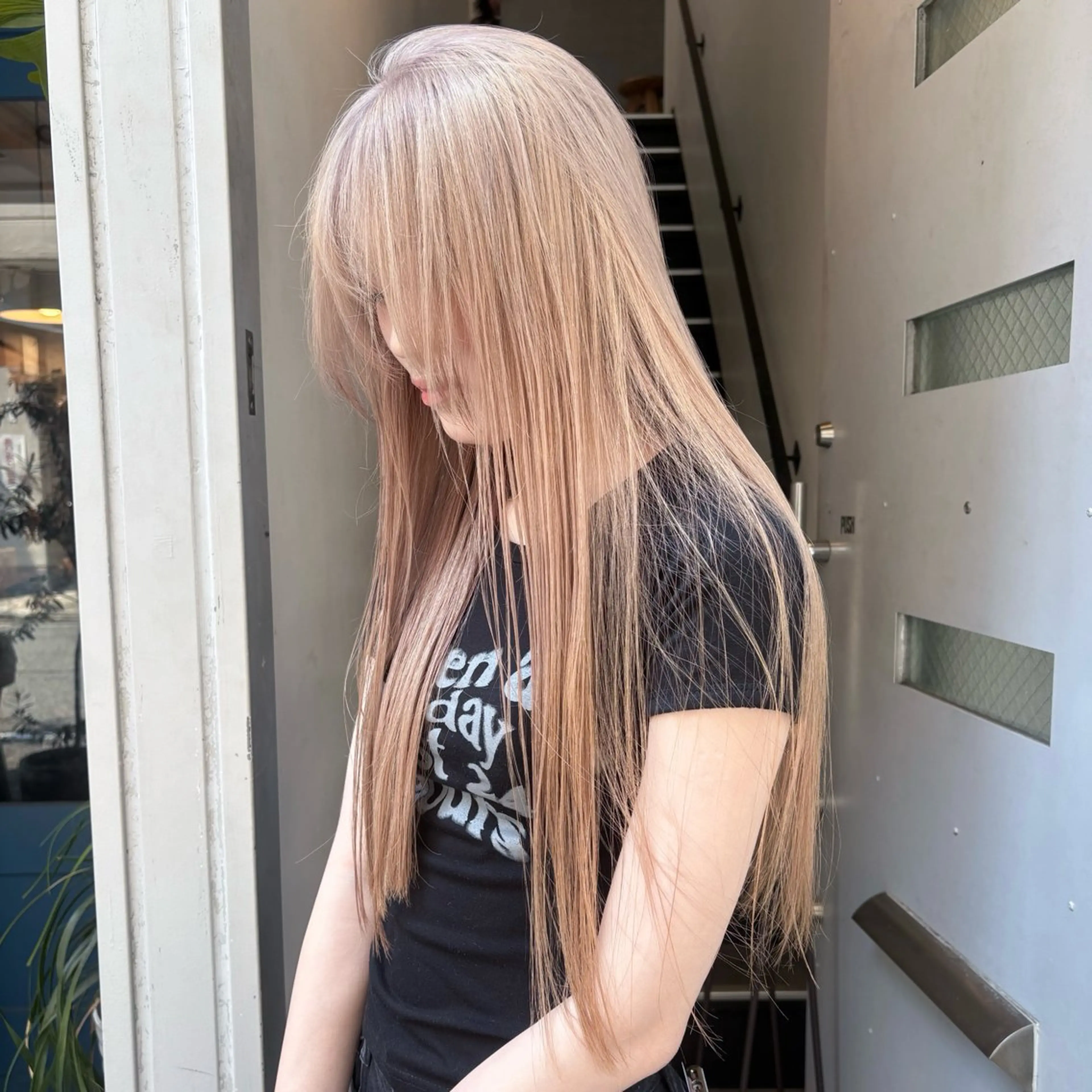 ロング ヘアカラー ハイトーン指名No. 1/レイヤー/みさきのヘアスタイル