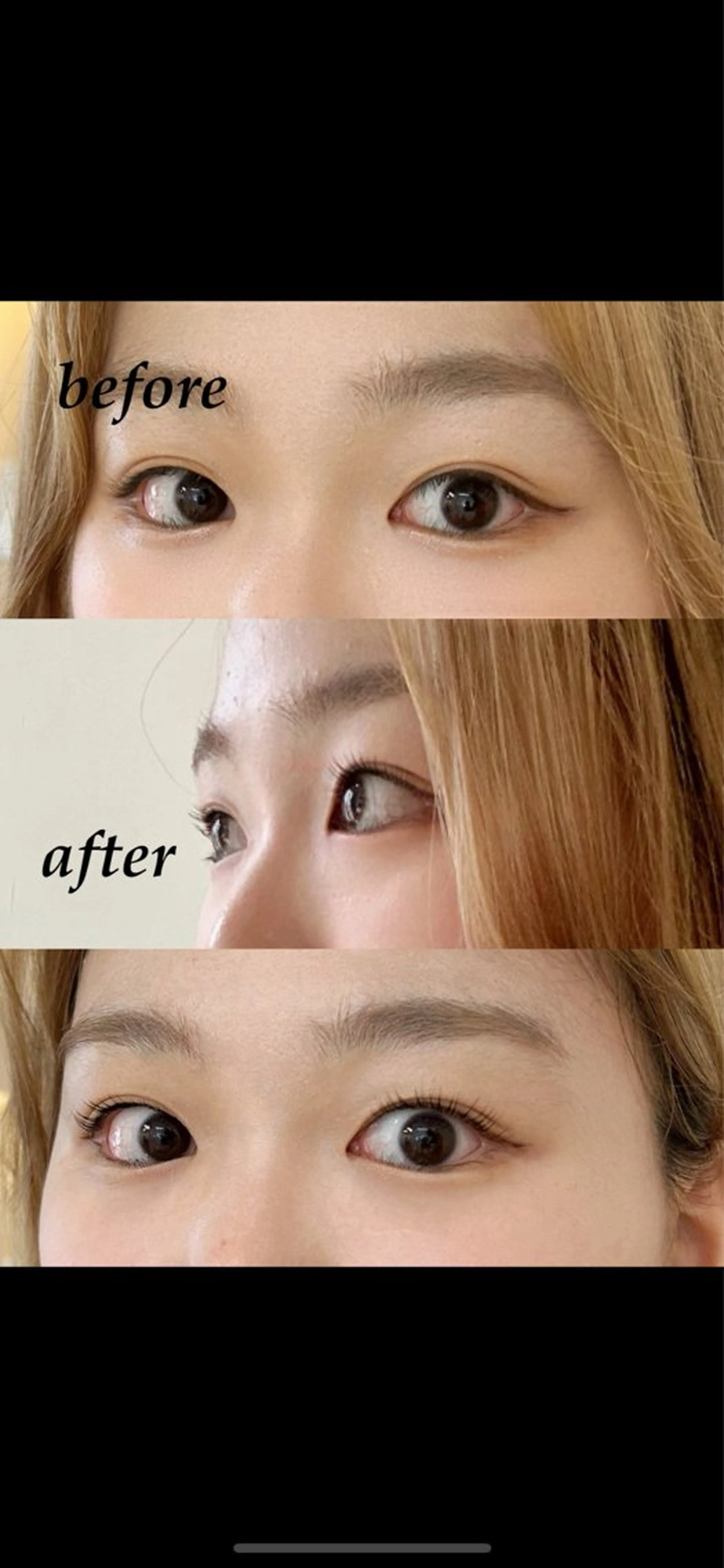 上まつ毛パーマ👀🤎巻き髪セット🤎🤍お出かけ前におすすめメニュー👧💕の写真