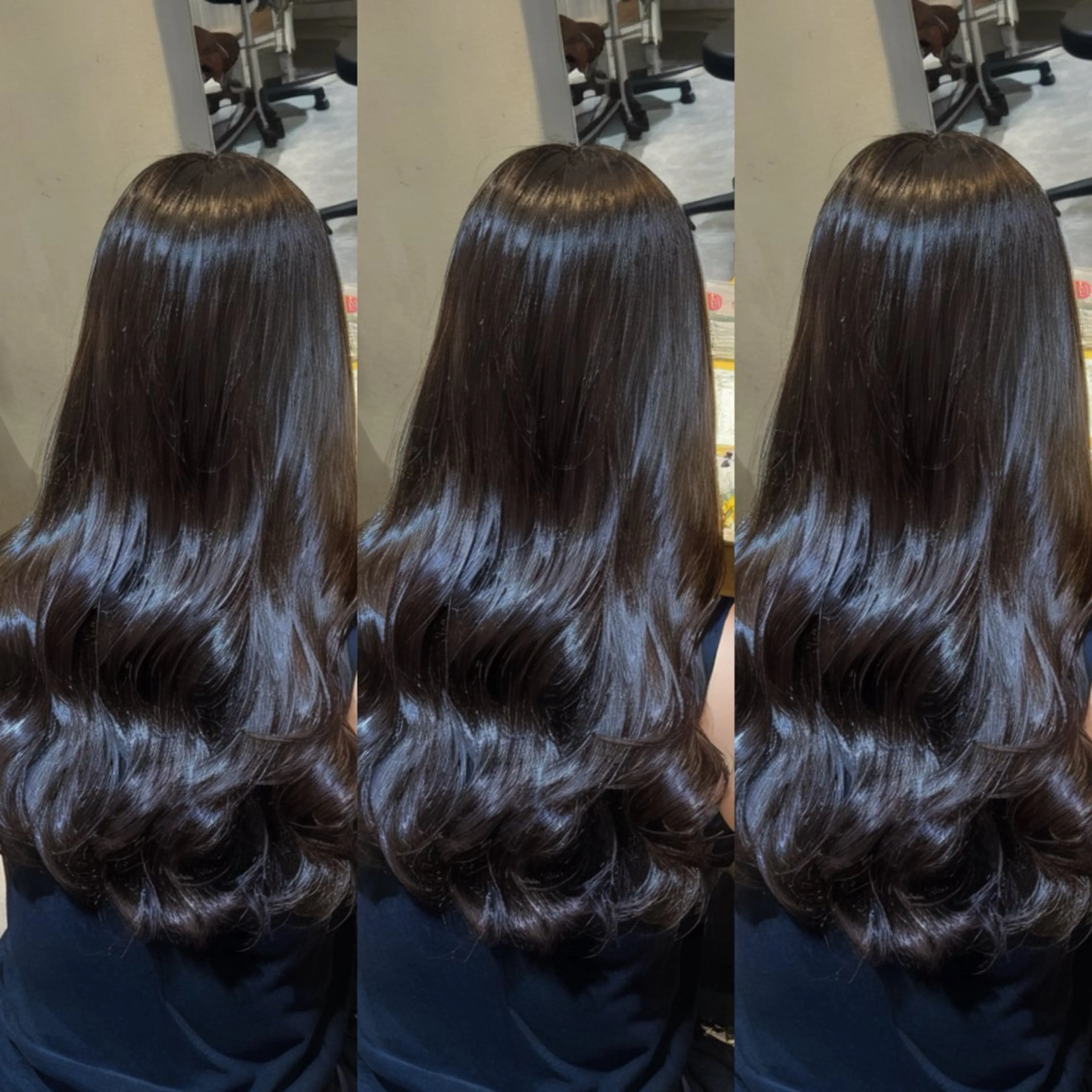 ロング カラー 透明感カラー グレージュ オリーブカラー オリーブグレージュ オリーブグレー ラフィスヘアードープ所属・👑髪質改善wカラー /ハイトーン/アユカのヘアスタイル