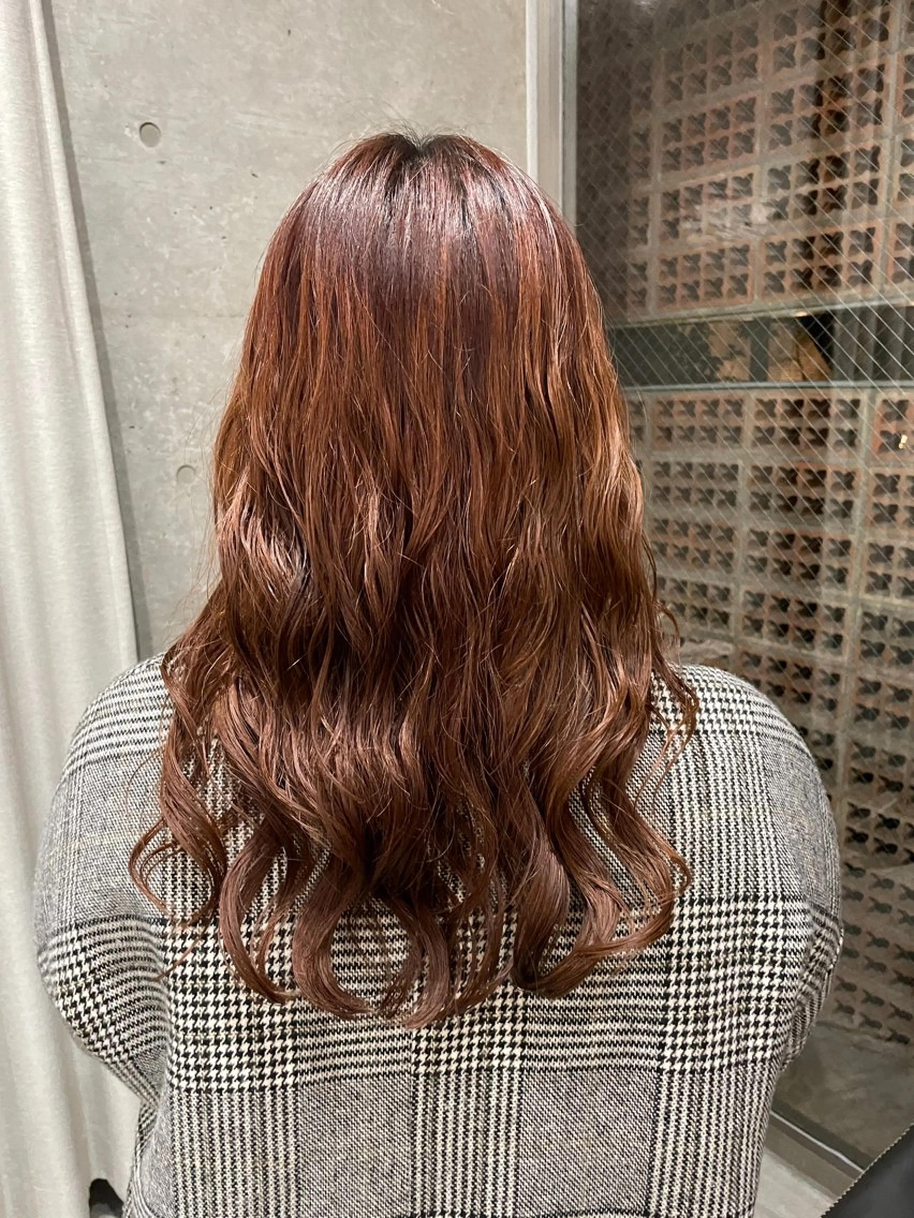 セミロング カラー パーマ カット ヘアカラー トリートメント 表参道/髪質改善・ 透明感 colorのヘアスタイル