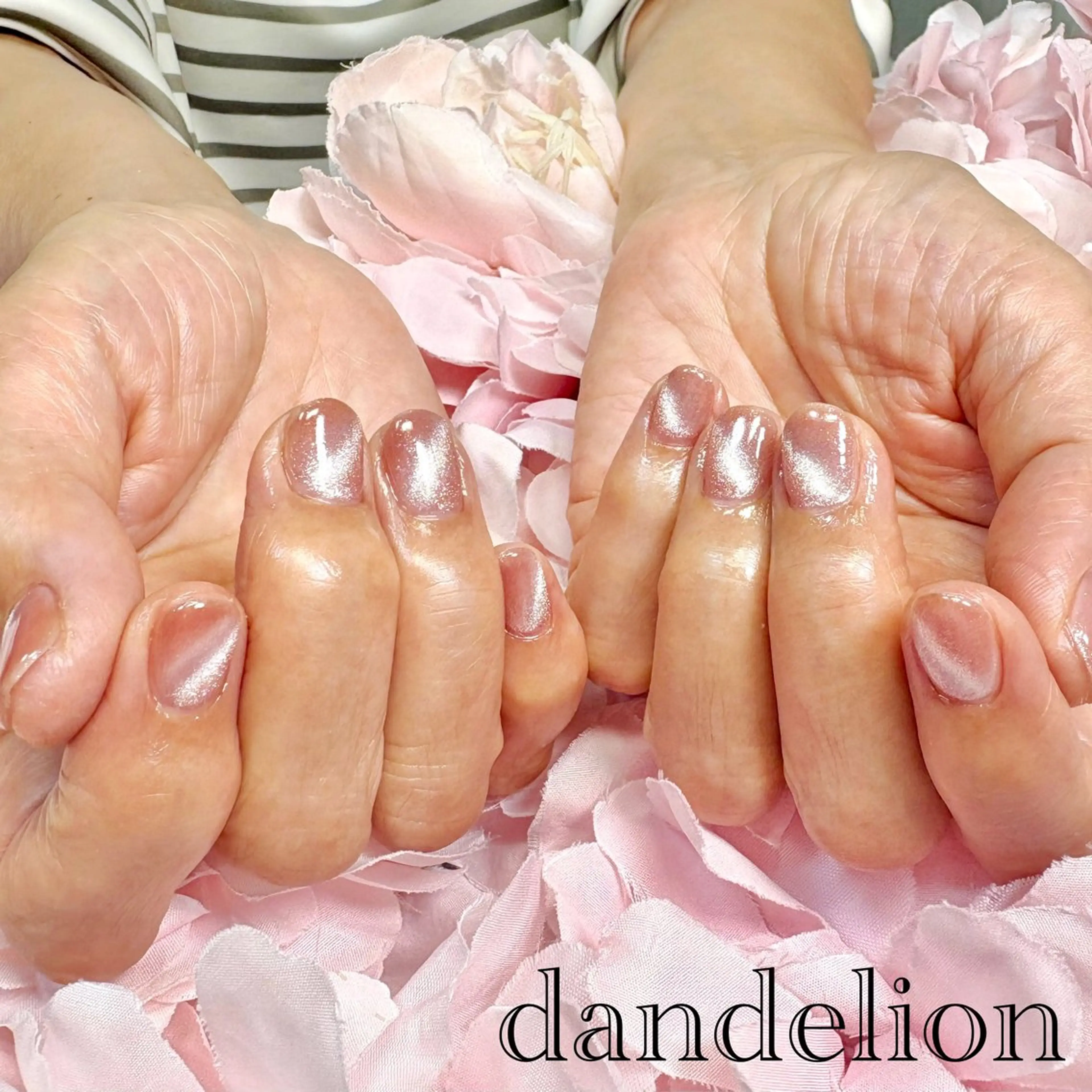 ネイル ハンドネイル ハンドケア dandelion ダンデライオンのネイルデザイン