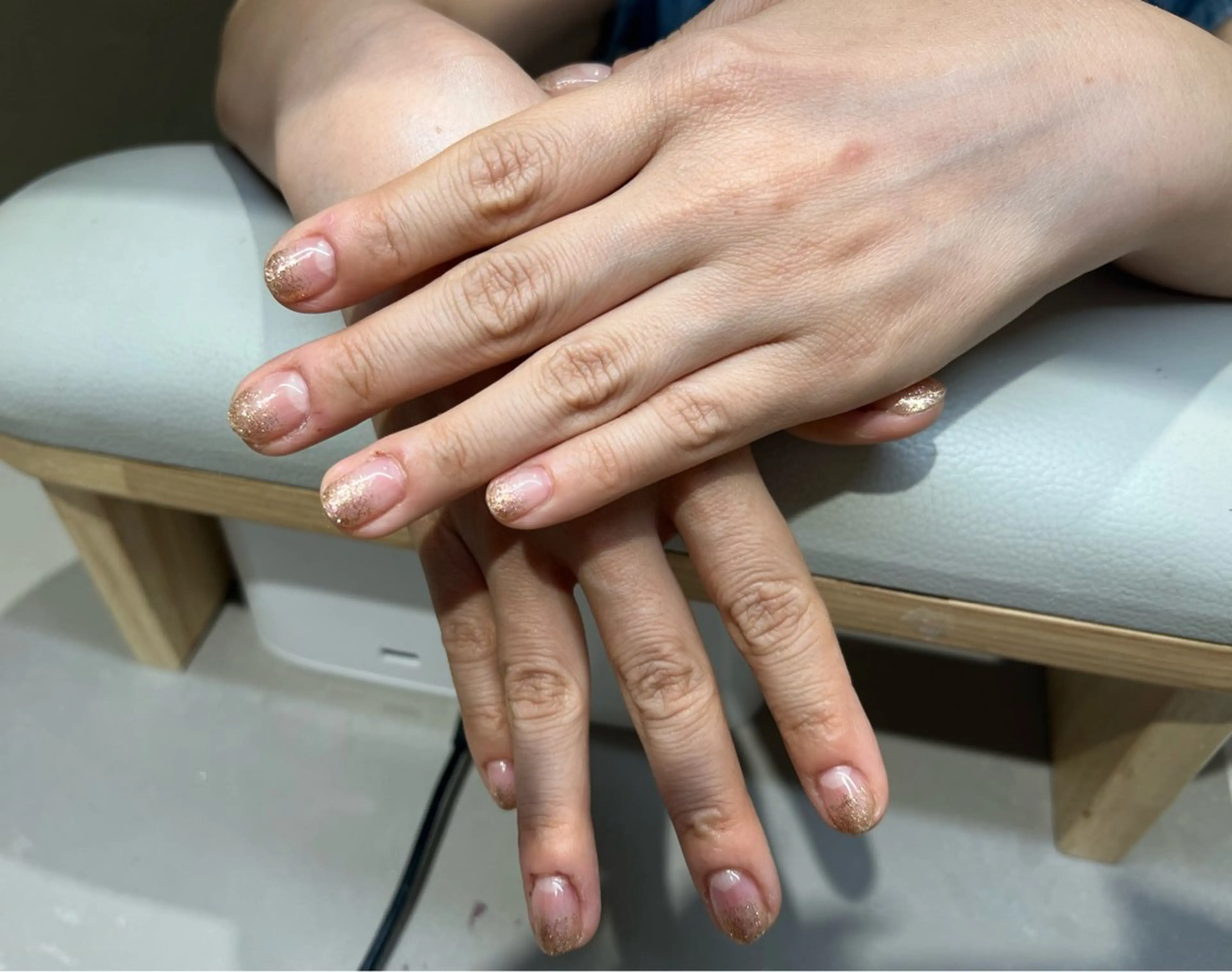 ネイル グラデーション ラメ(グリッター) ラメグラデーション &robe銀座 🪽tsuki🪽のネイルデザイン