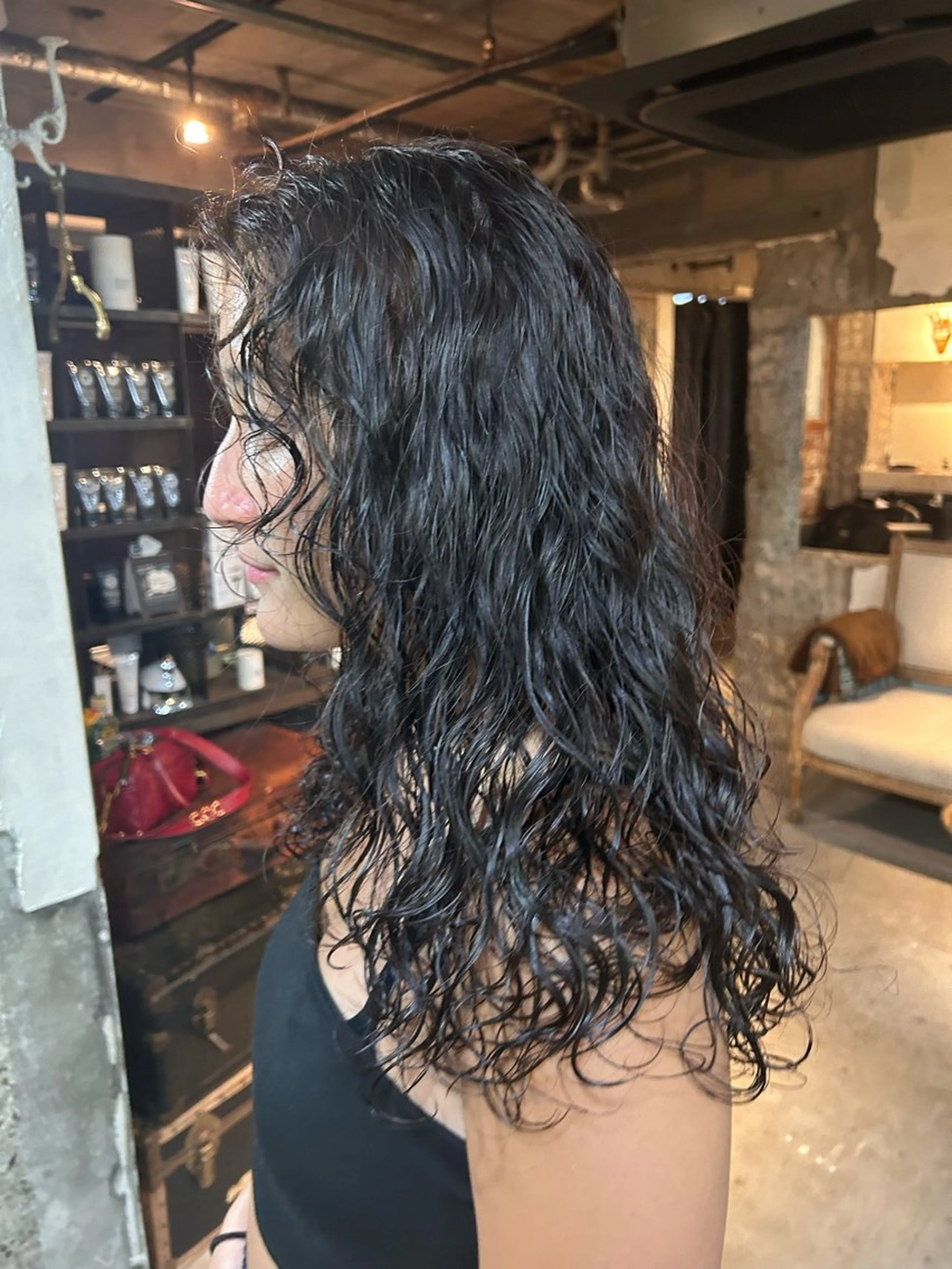 ミディアム カラー パーマ お任せヘア☘️☘️ 及川渚のヘアスタイル