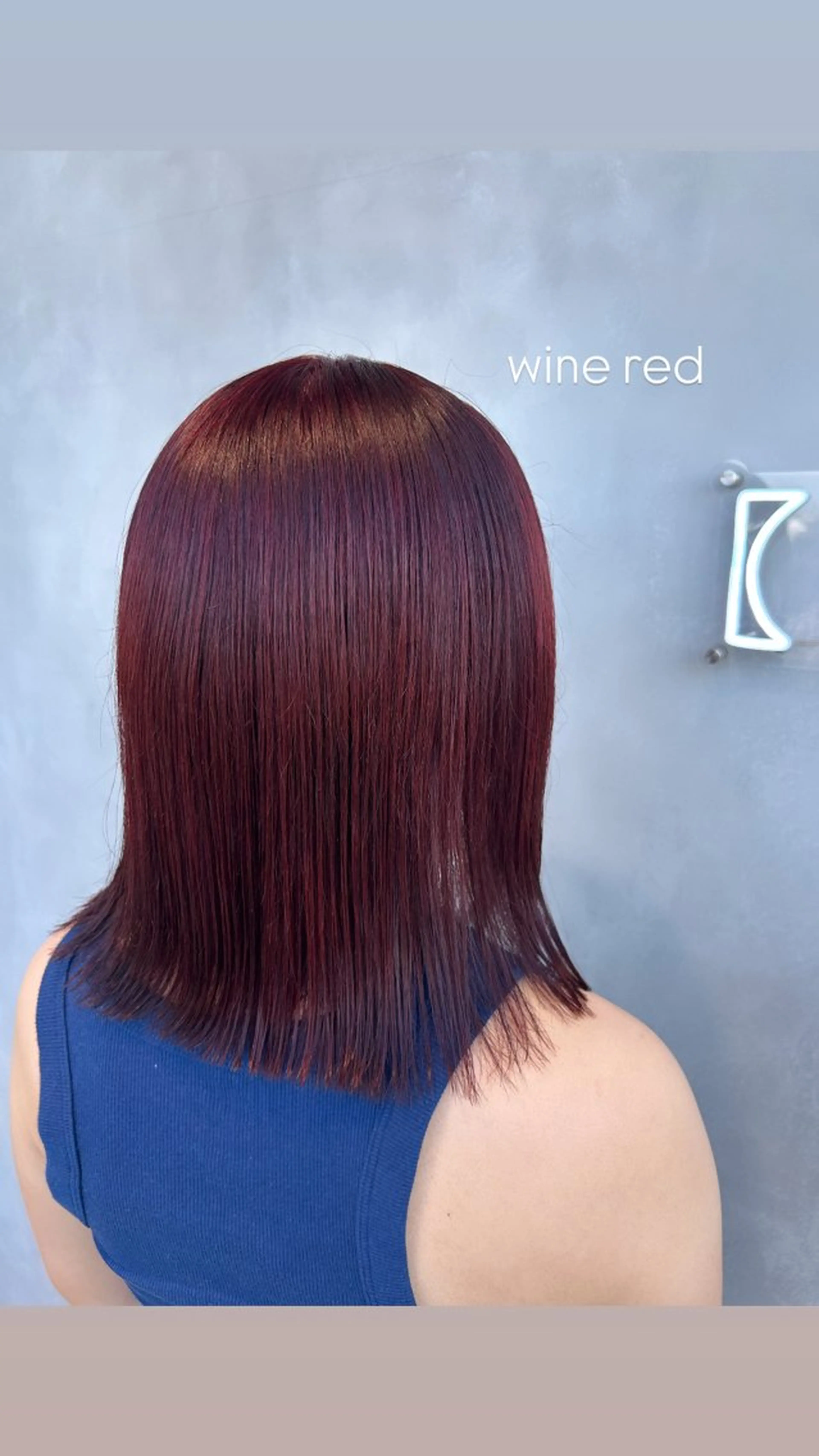 ミディアム カラー ブリーチ ダブルカラー ブリーチなしカラー 茅ヶ崎/ハイトーン/ Ramuのヘアスタイル