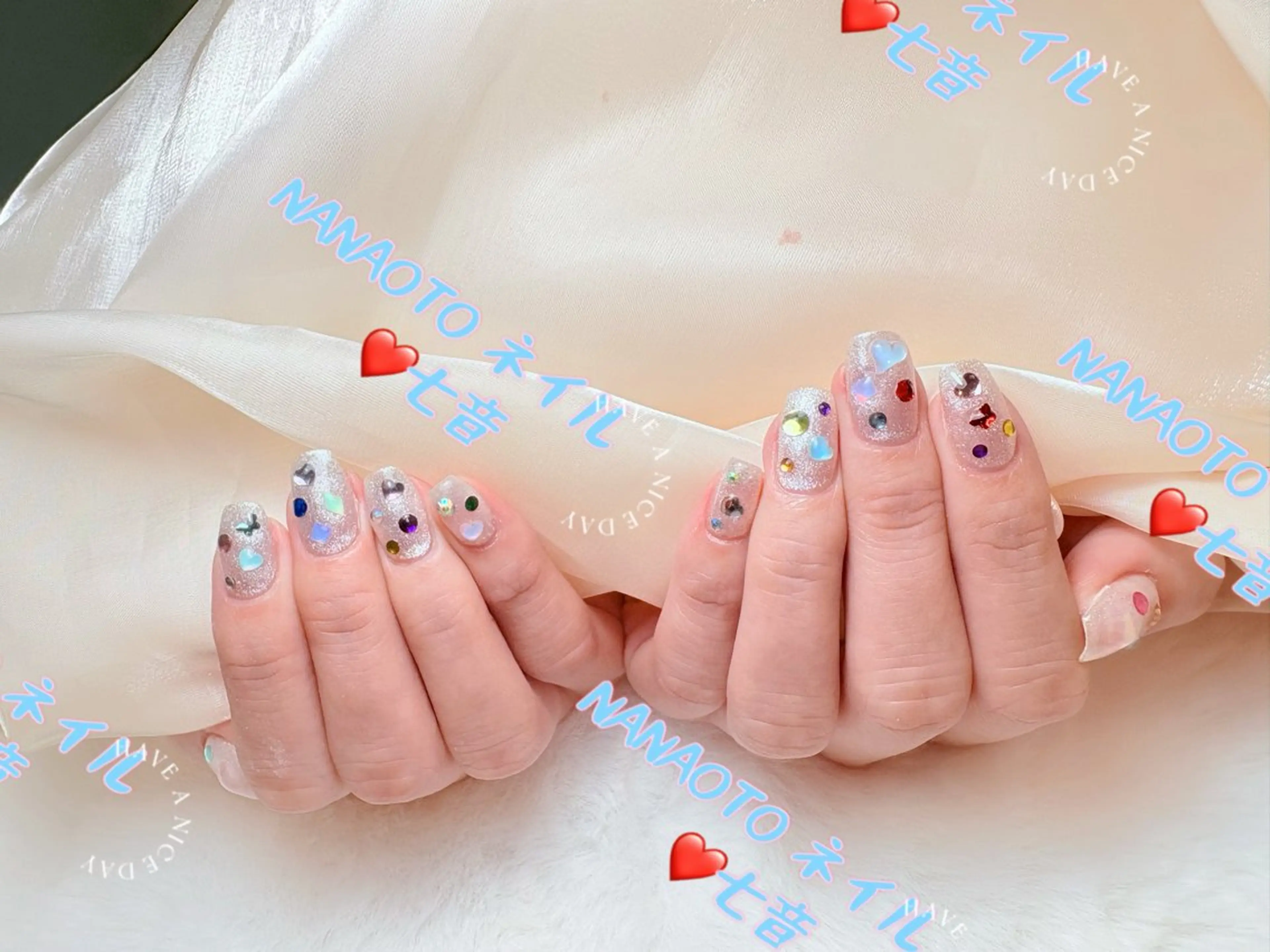 ネイル ハンドネイル 七音 琳のネイルデザイン