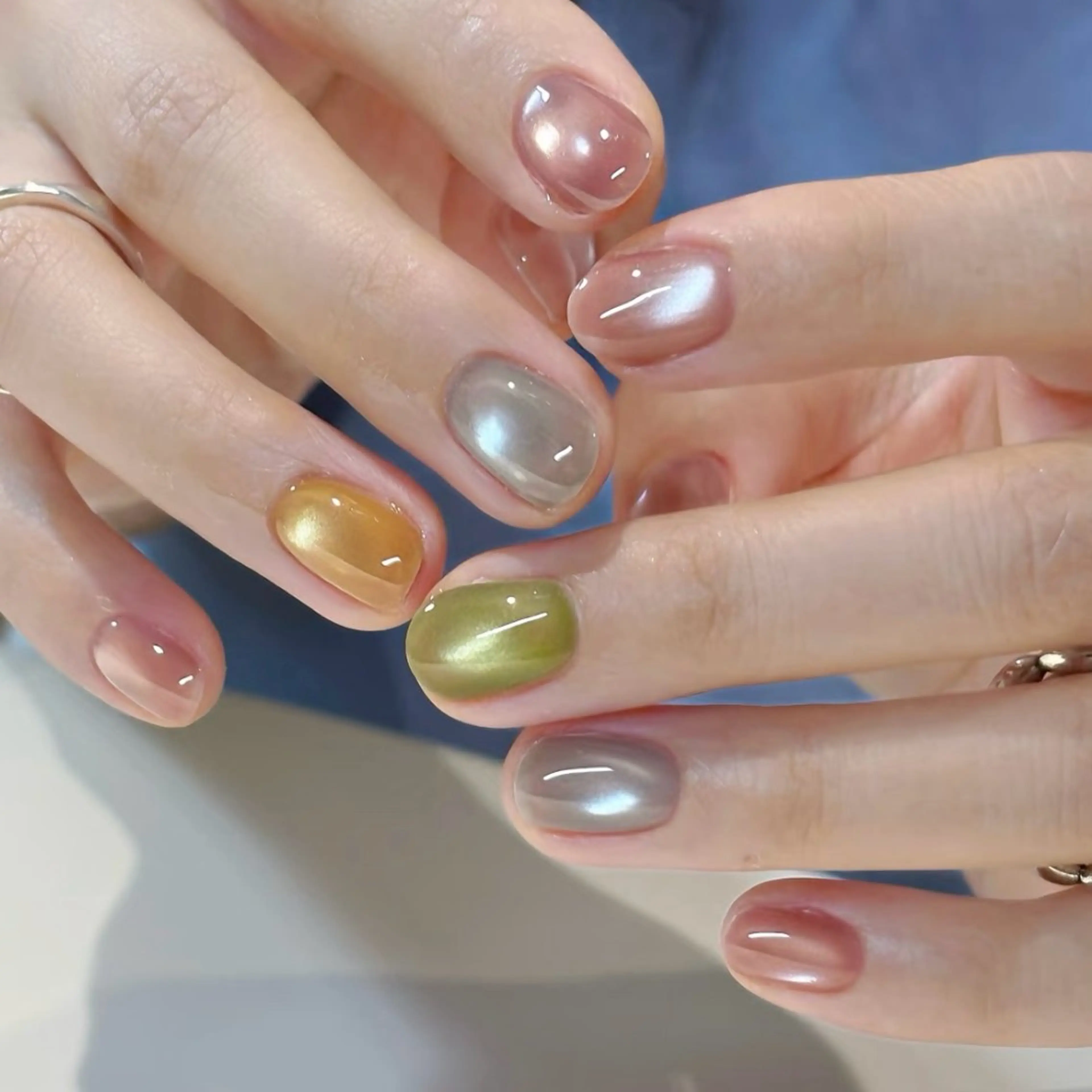 ネイル マグネットネイル パラジェル&フィルイン専門店 joynow【ジョイナウ】所属・ネイリスト ミクのネイルデザイン