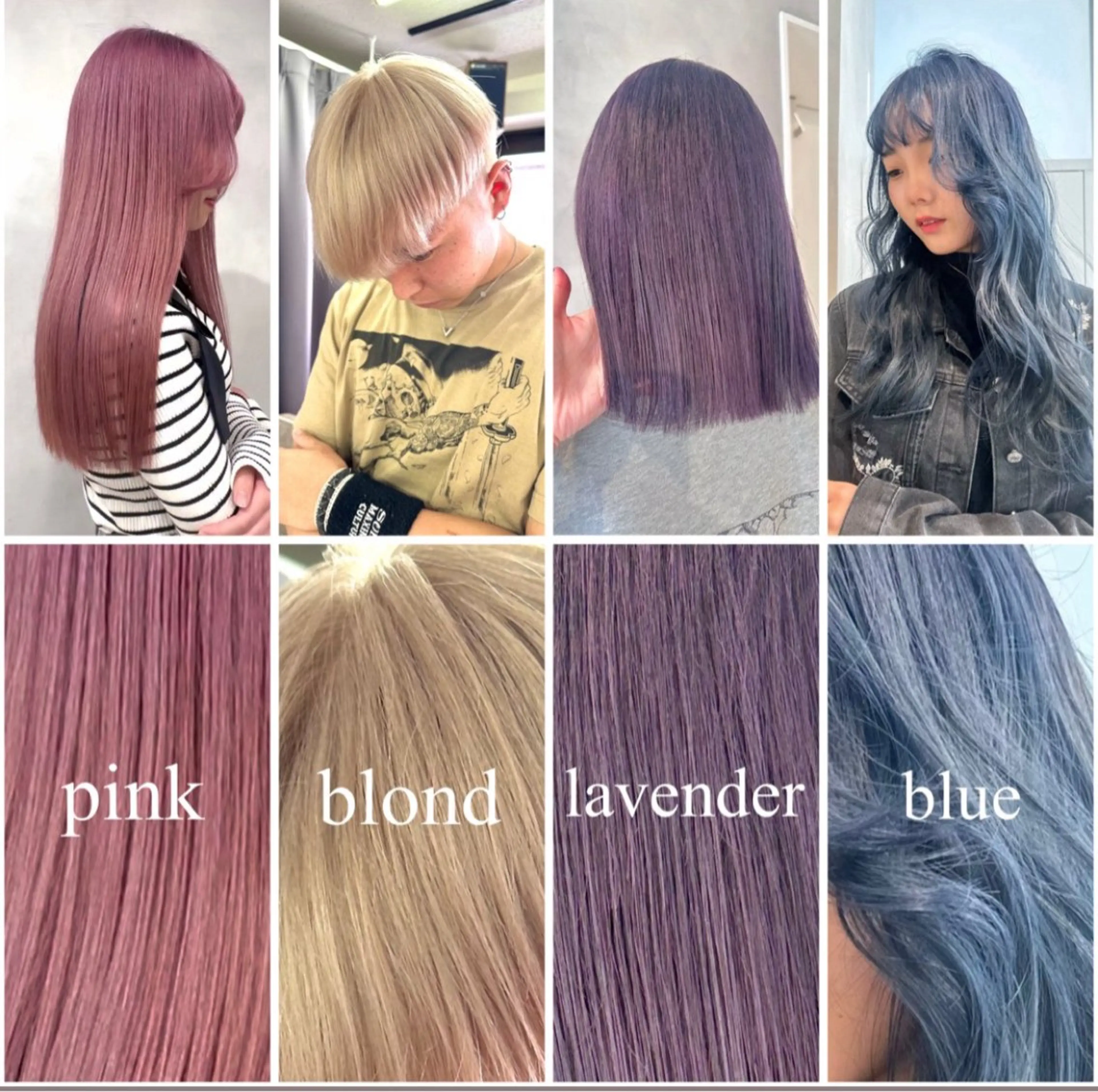 ミディアム カラー ブリーチ ブロンド ブルーカラー ケアブリーチ 透明感カラー ハイトーン/ショート /akane🐰♥️のヘアスタイル