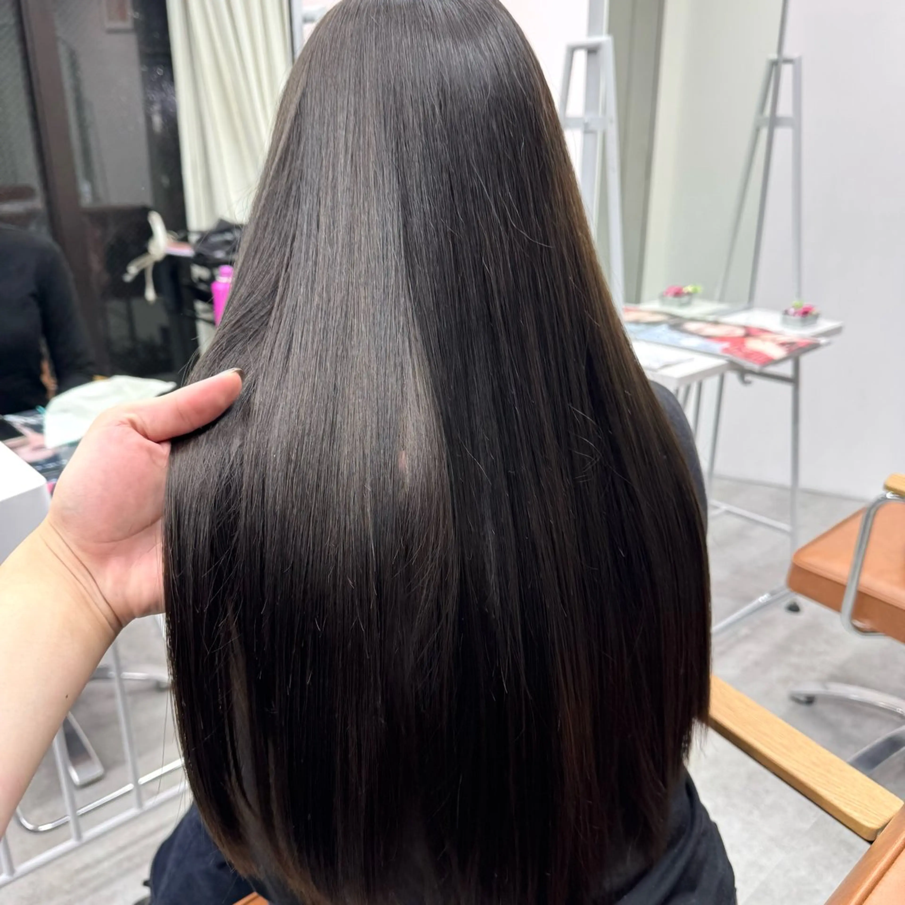 ロング カラー ヘアアレンジ ヘアカラー ブリーチなしカラー /新百合ヶ丘/安形翔のヘアスタイル