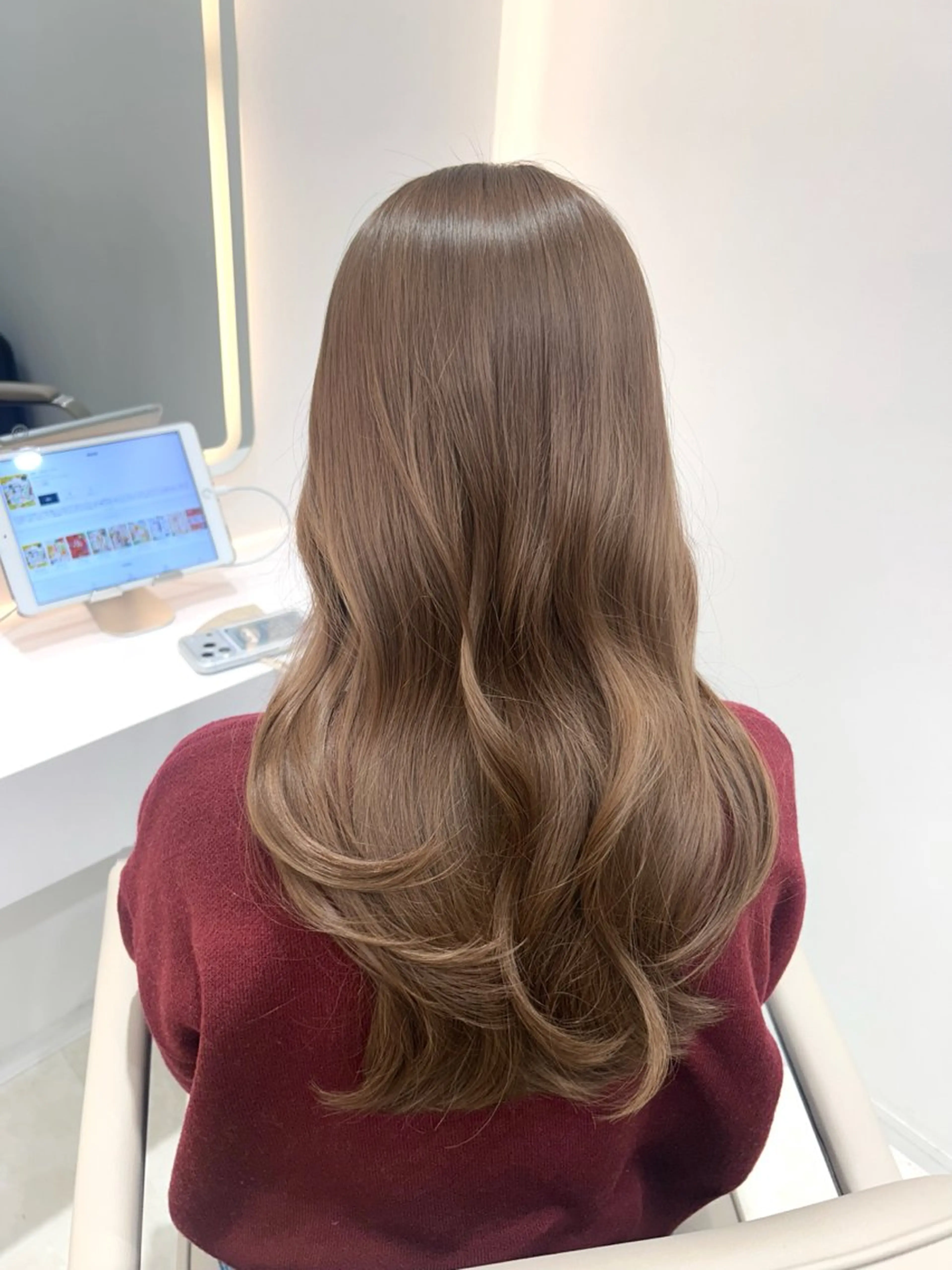 ロング カラー ヘアカラー トリートメント IVE所属・ダブルカラー髪質改善 /Annaのヘアスタイル