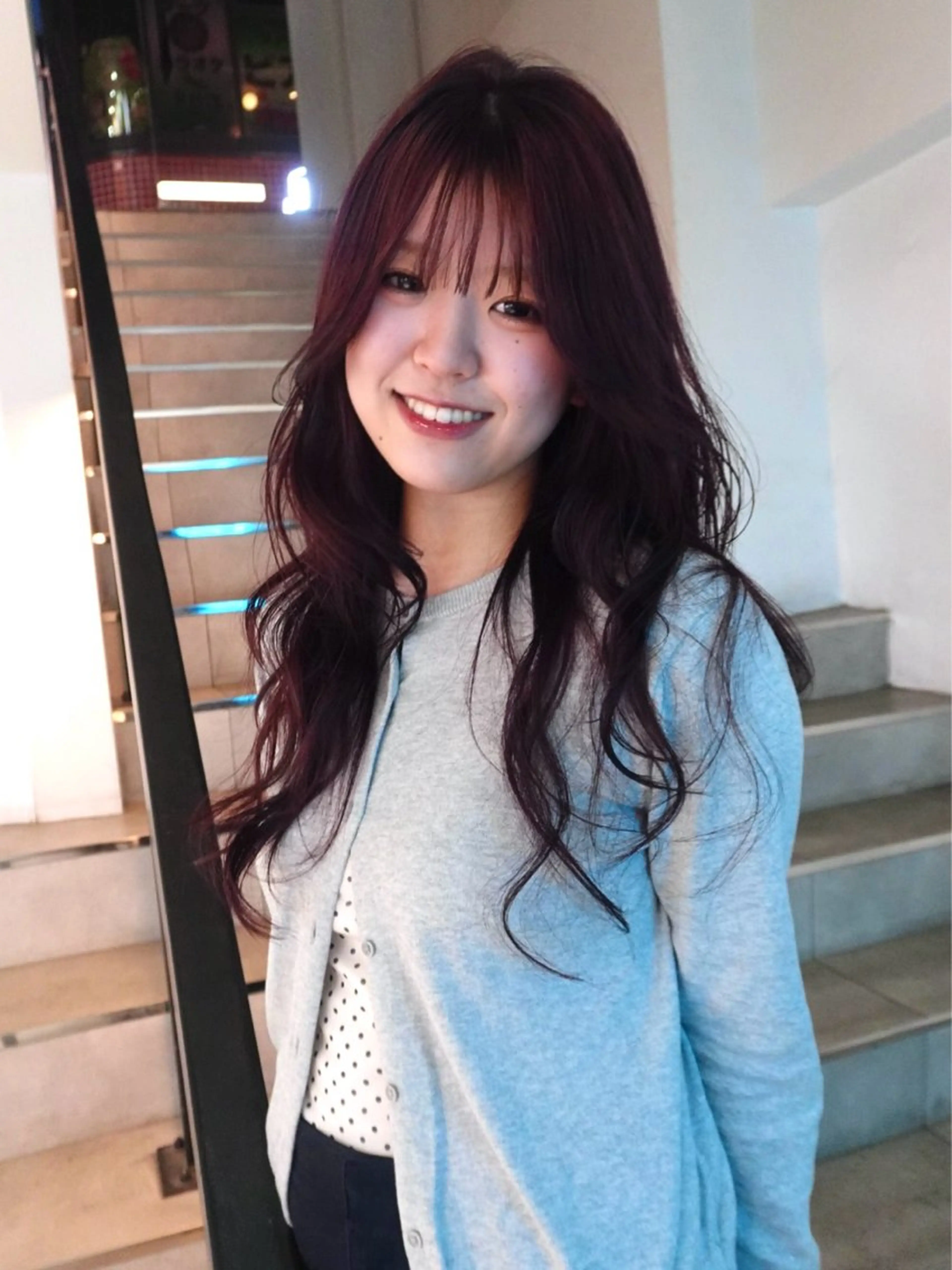 ロング カラー ヘアカラー ハイトーン/レイヤー nail 百咲💌のヘアスタイル