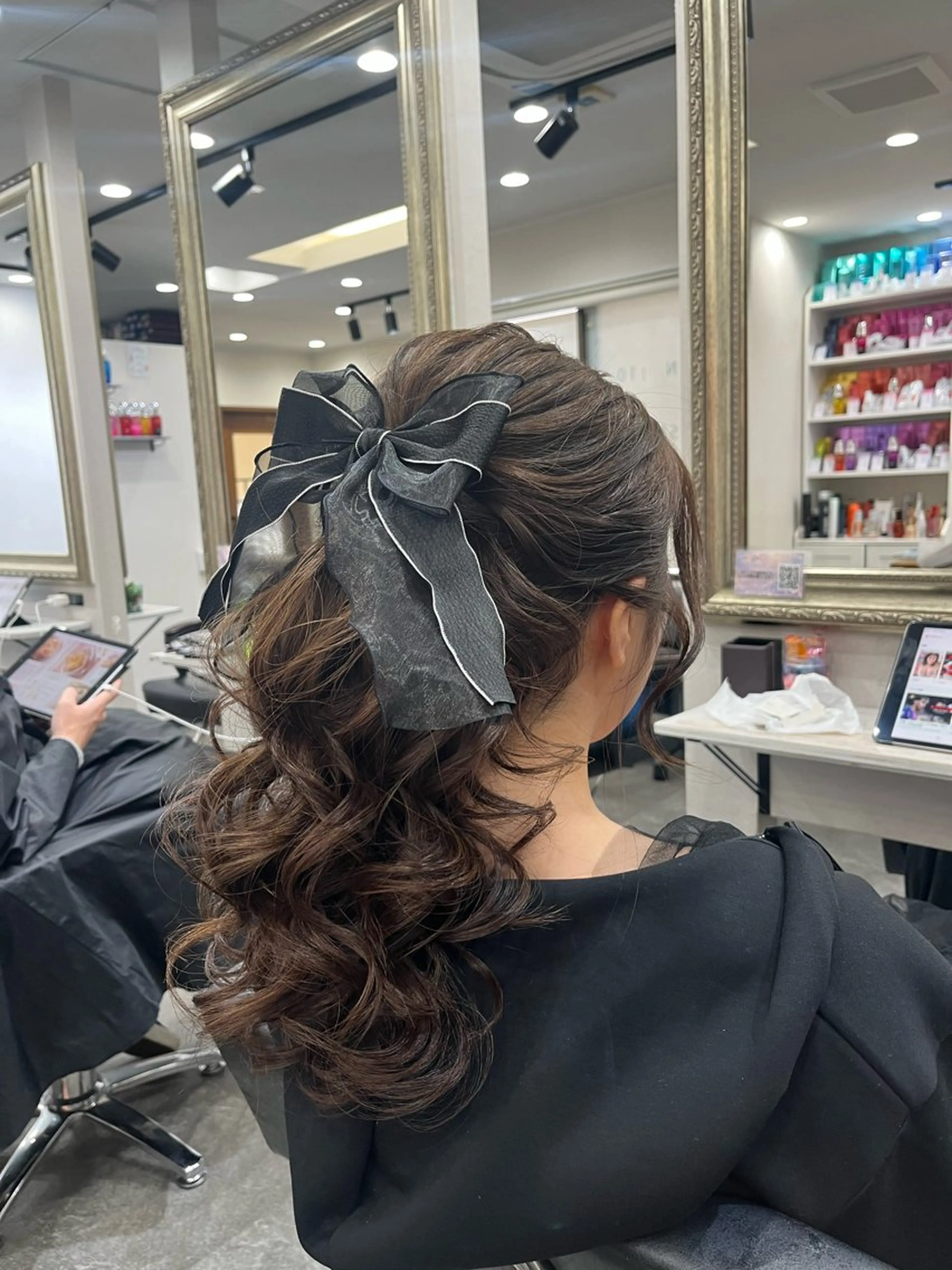 ロング ヘアアレンジ 籾木 美優のヘアスタイル