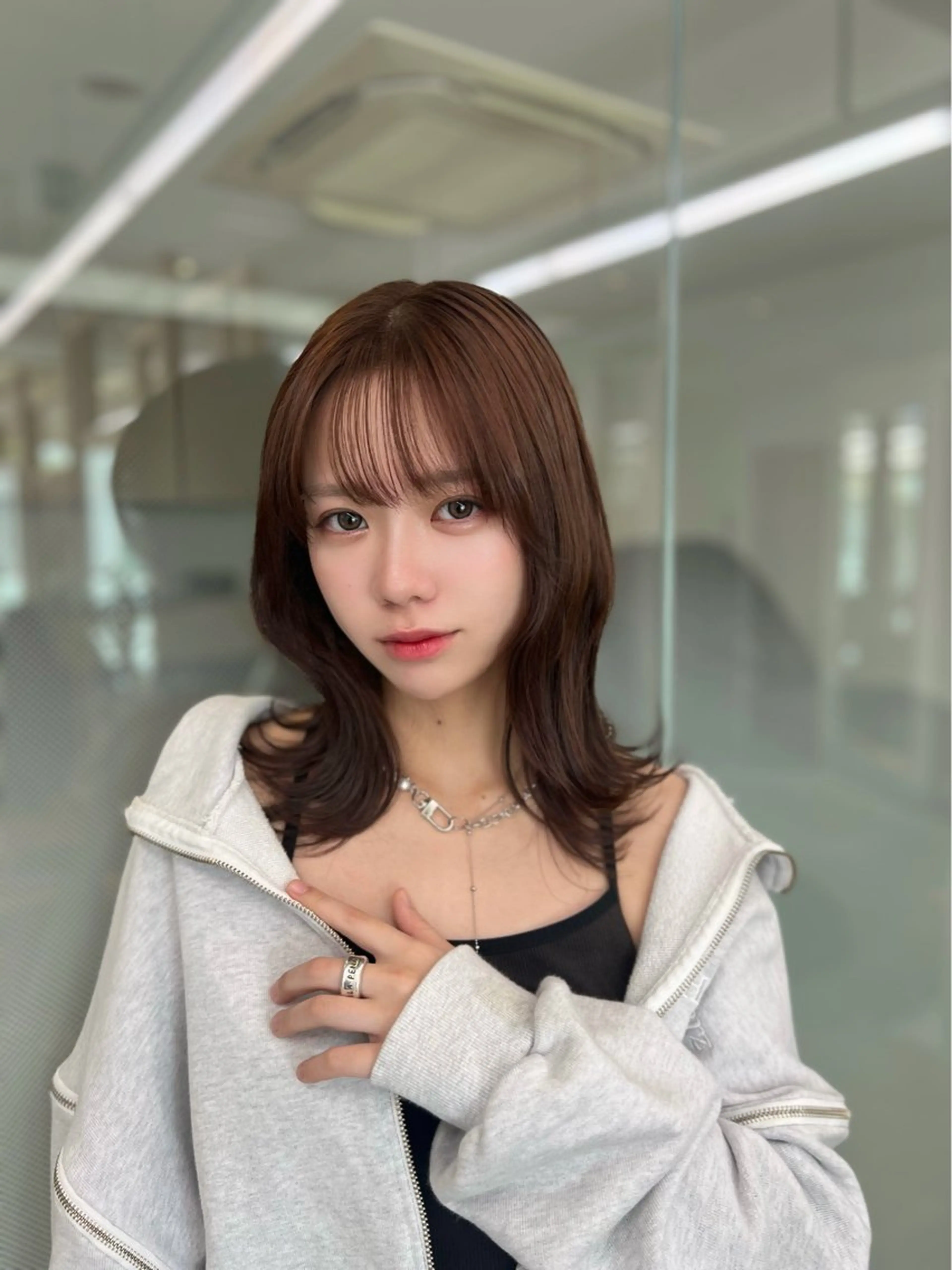 ミディアム トリートメント カット トリートメント レイヤー/髪質改善 DAISUKEのヘアスタイル