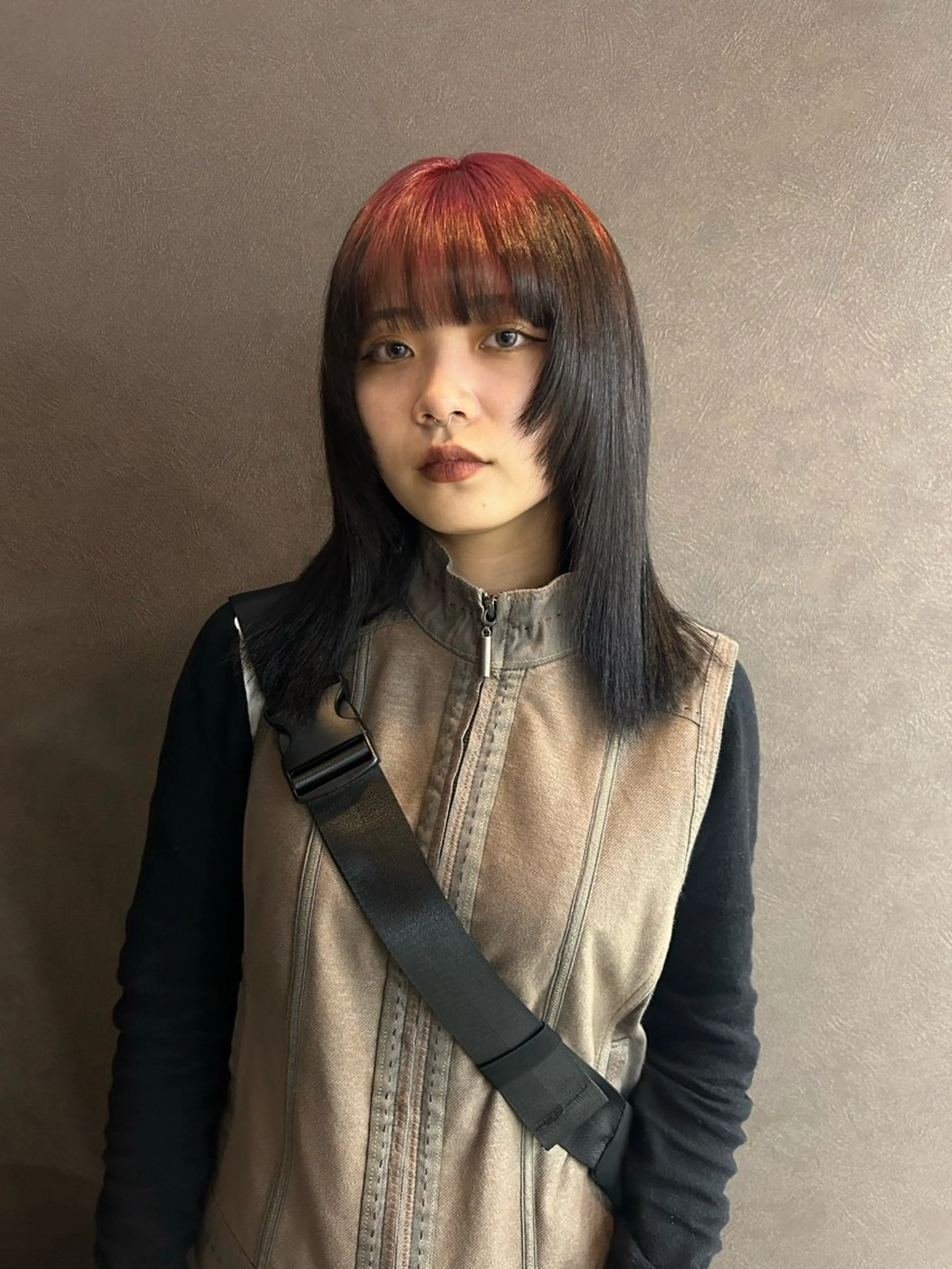 ミディアム カラー ヘアカラー ☕️結【suii.】 ボブ/ヘアセット☕️のヘアスタイル