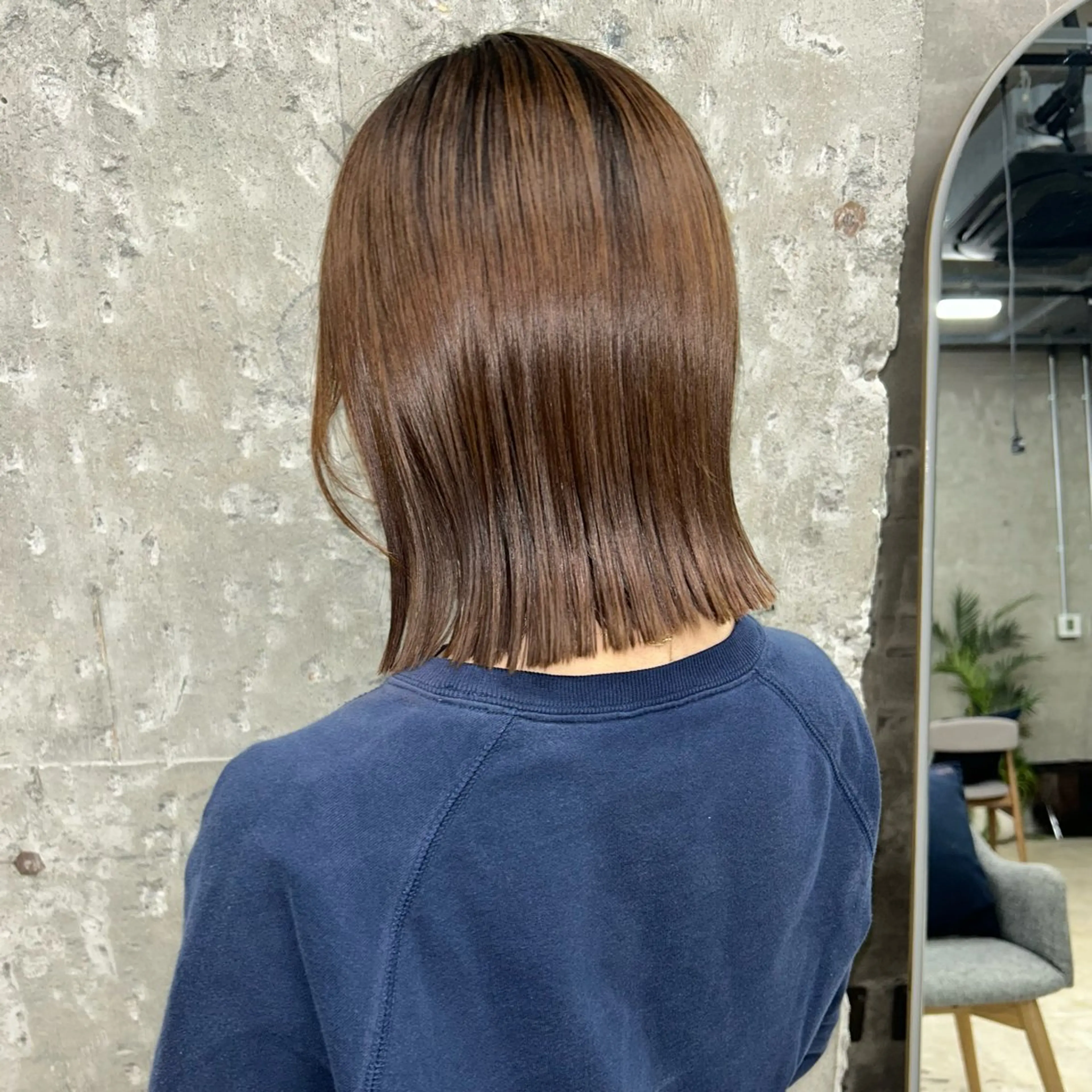 セミロング カラー ヘアアレンジ hair salon HaLaNa所属・新高円寺 Miranoのヘアスタイル